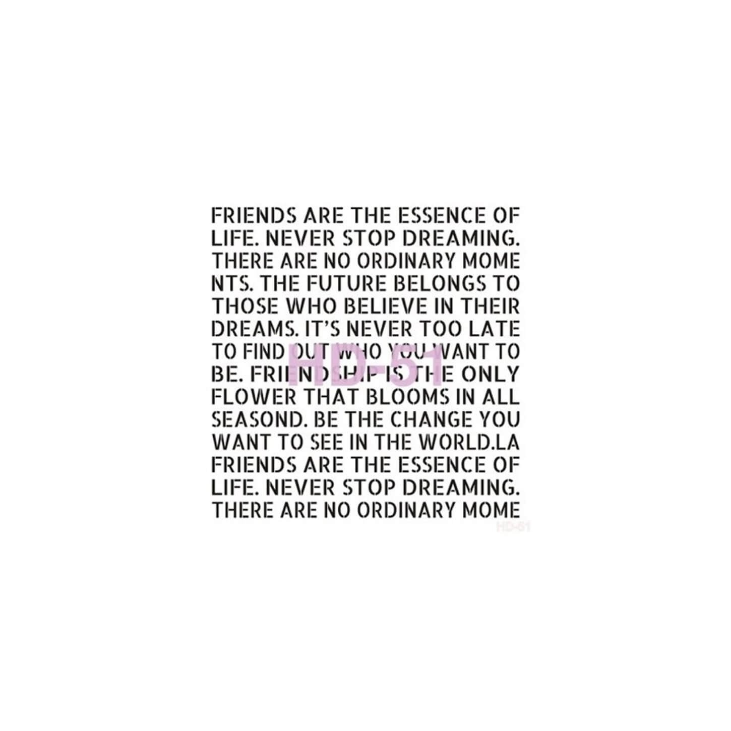 ديكور المنزل استنسل HD51 45x45