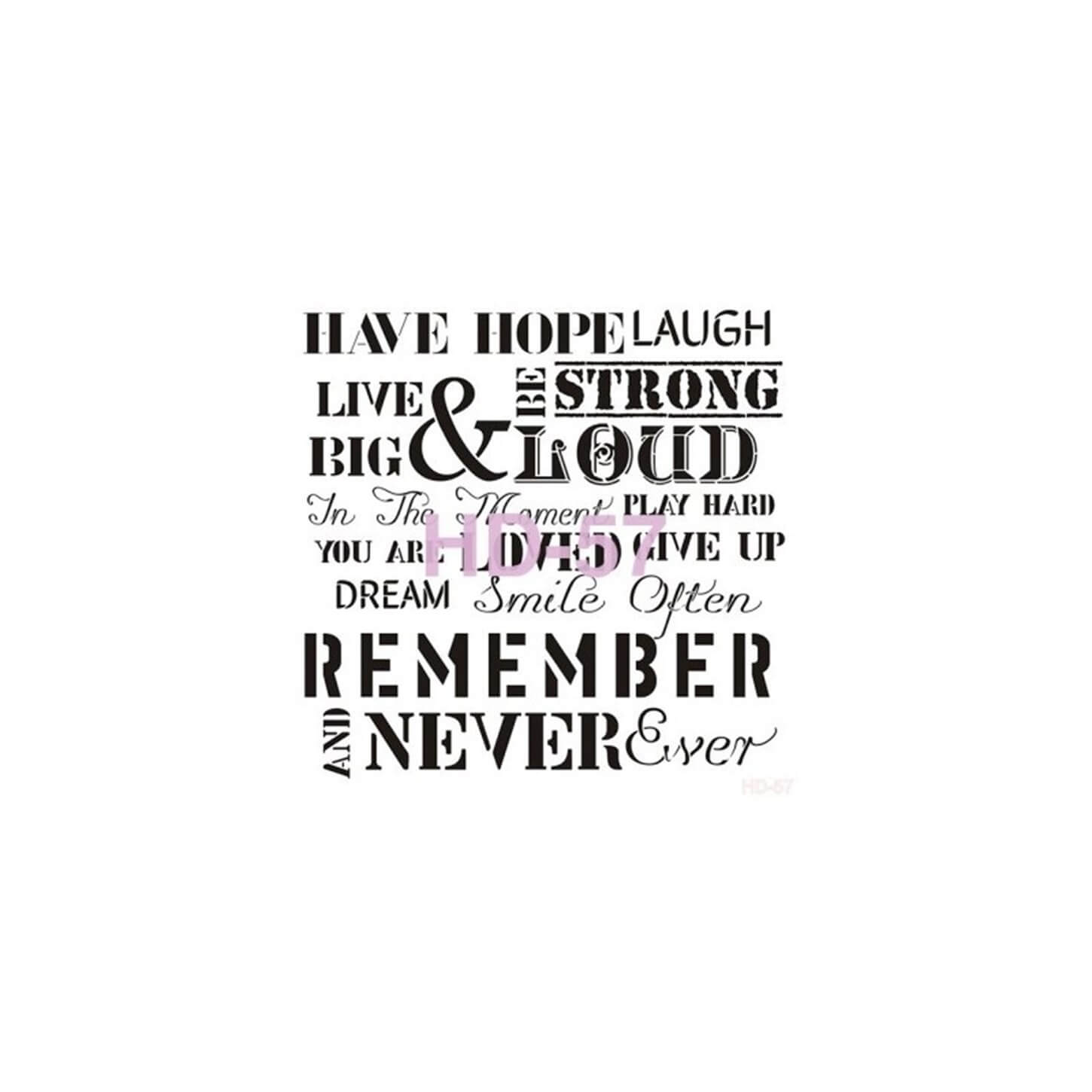 ديكور المنزل استنسل HD57 45x45