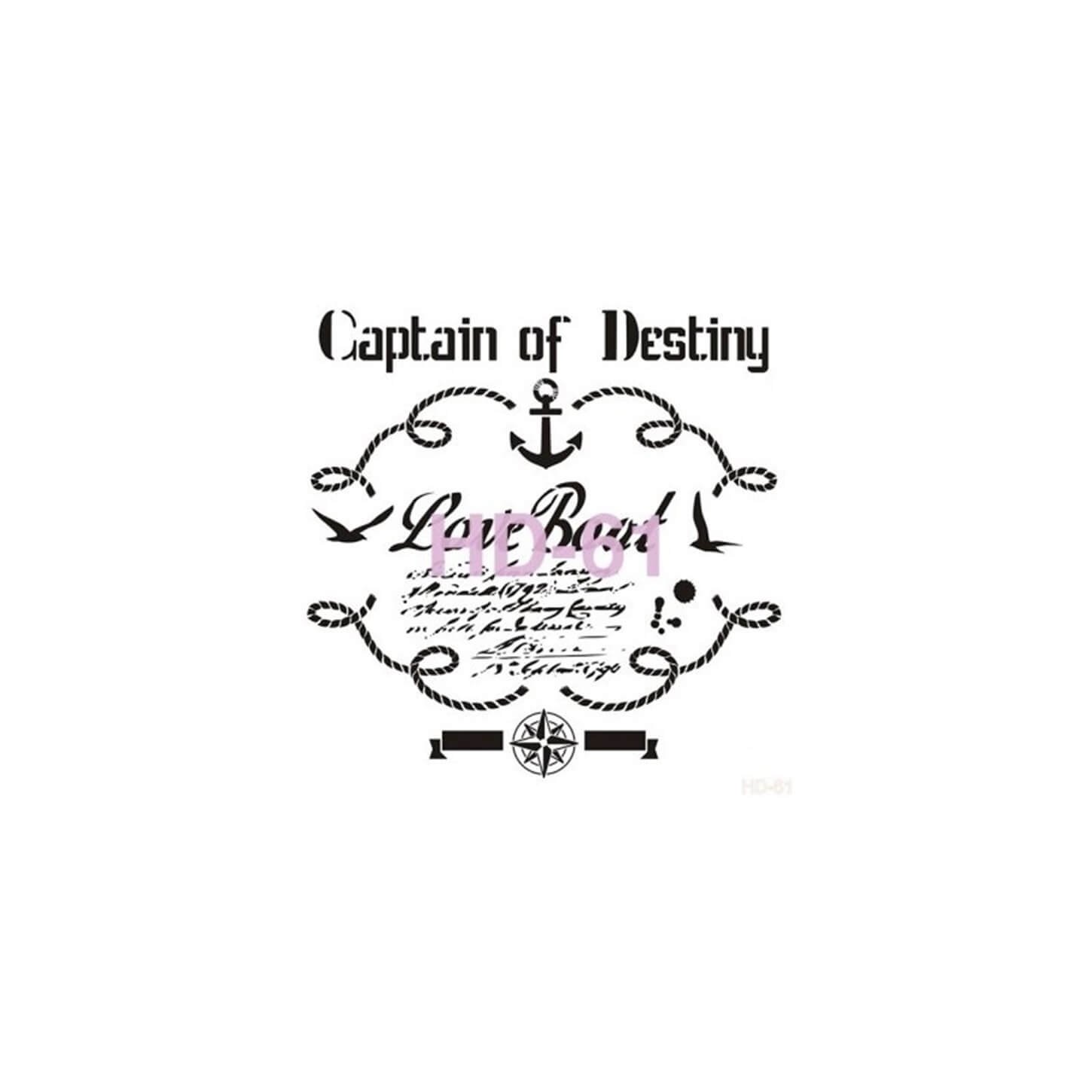 Трафарет для домашнего декора HD61 45x45