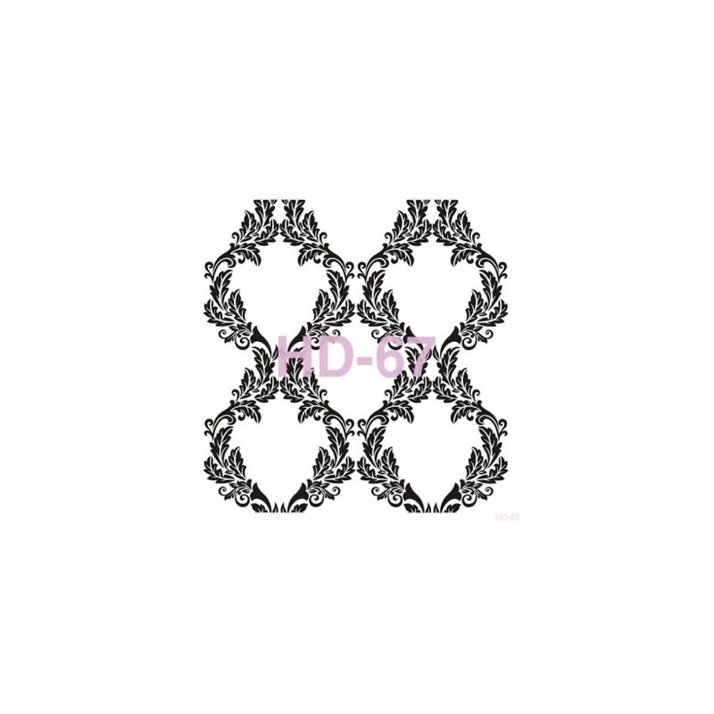 Трафарет для домашнего декора HD67 45x45