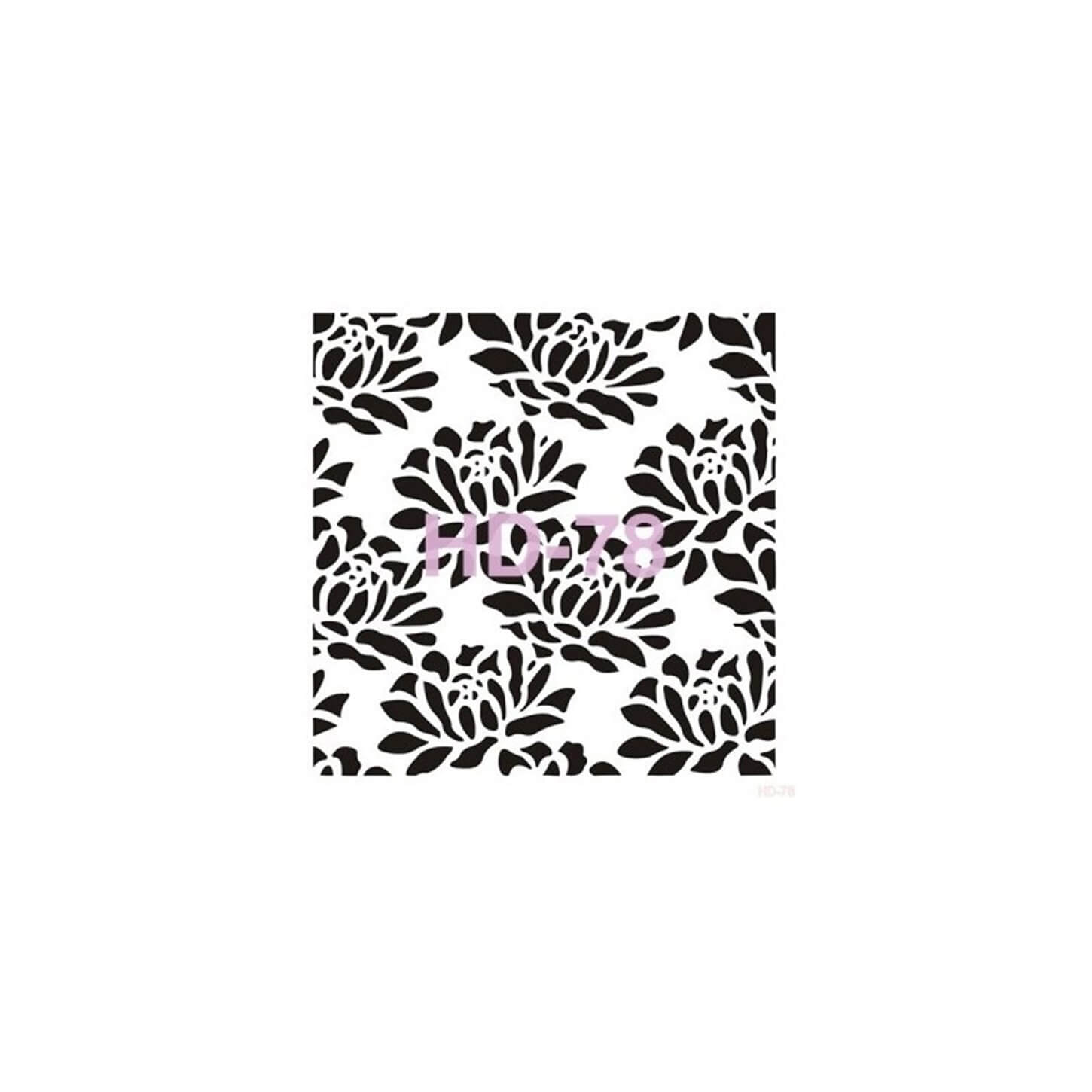 Трафарет для домашнего декора HD78 45х45