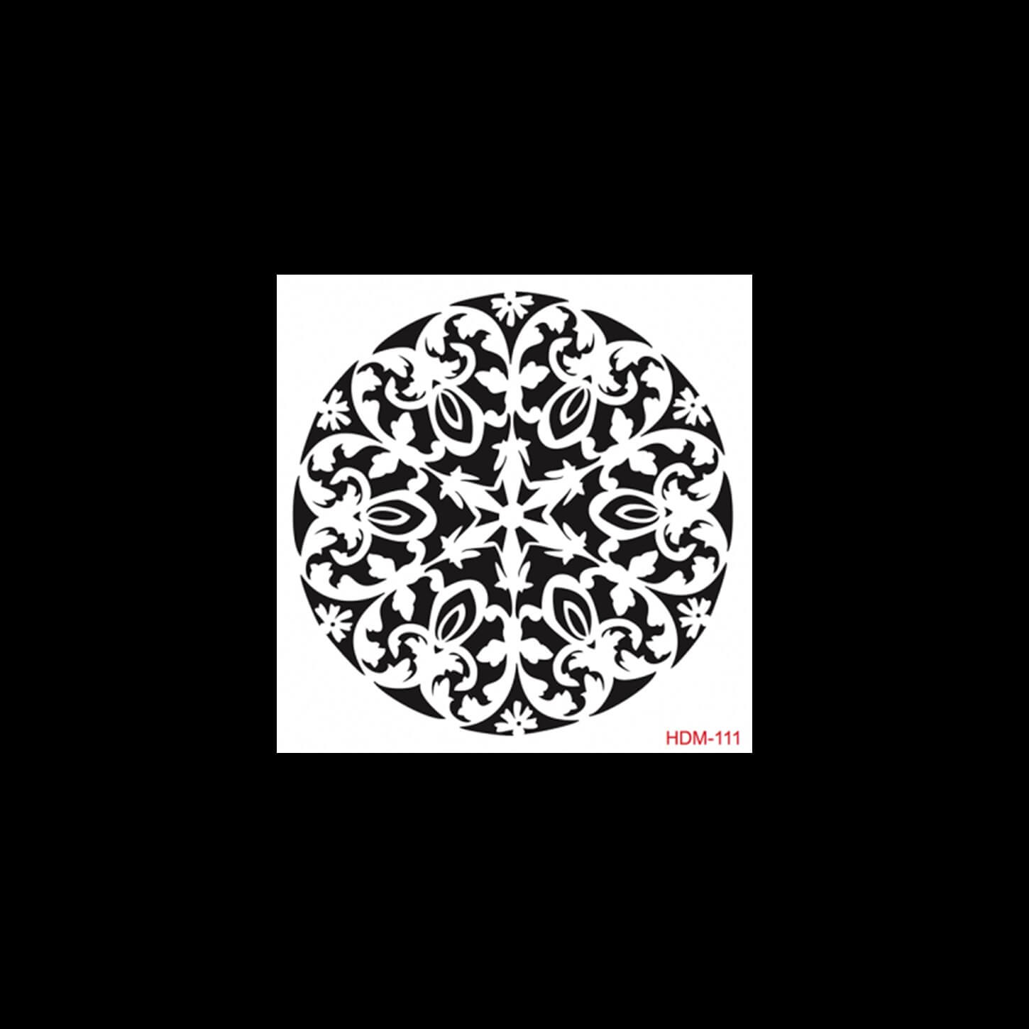 HDM111 ديكور المنزل ميدي استنسل 25x25