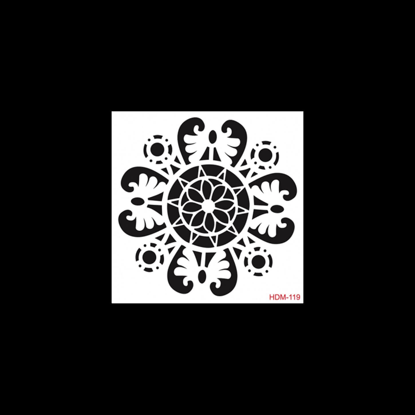 HDM119 ديكور المنزل ميدي استنسل 25x25