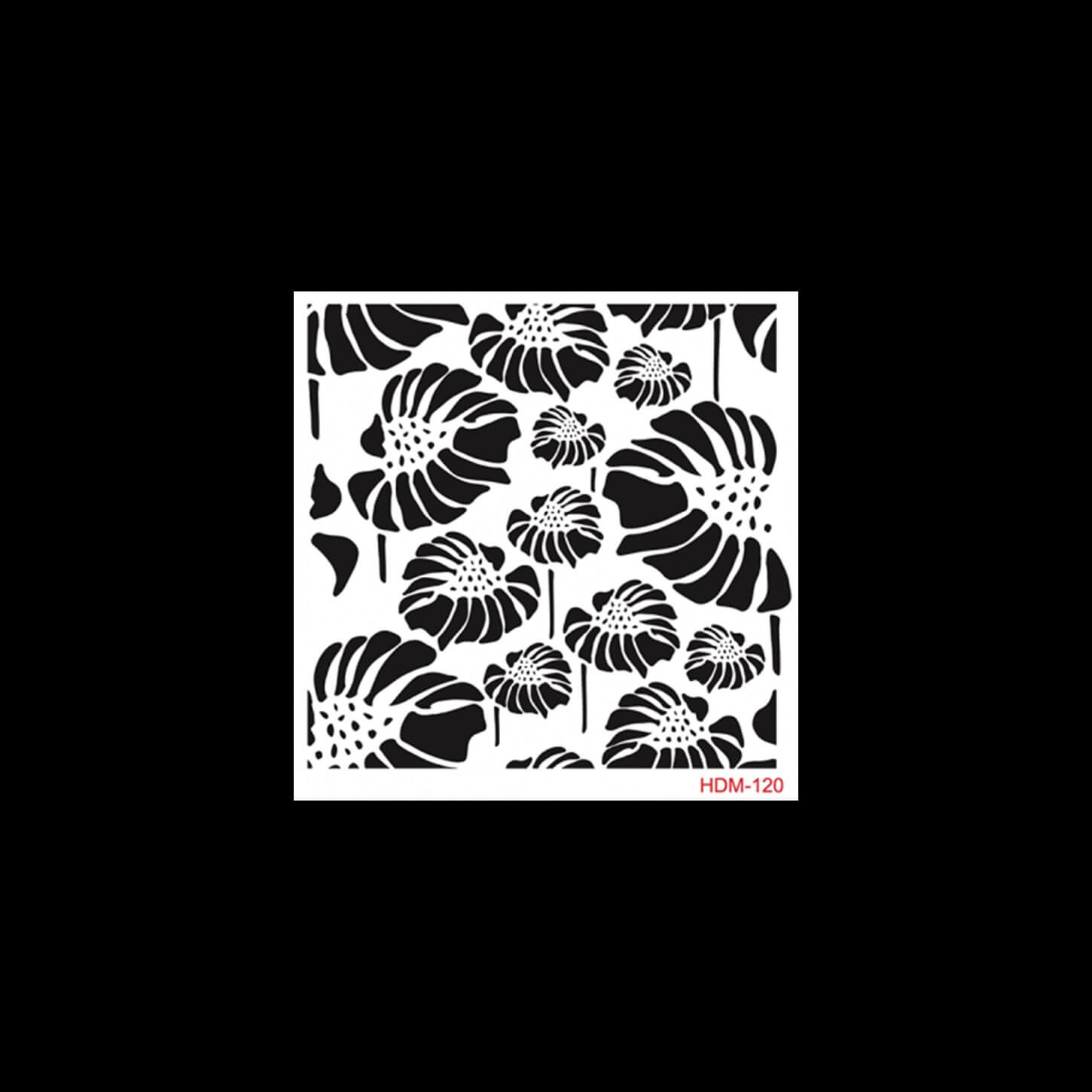 HDM120 ديكور المنزل ميدي استنسل 25x25