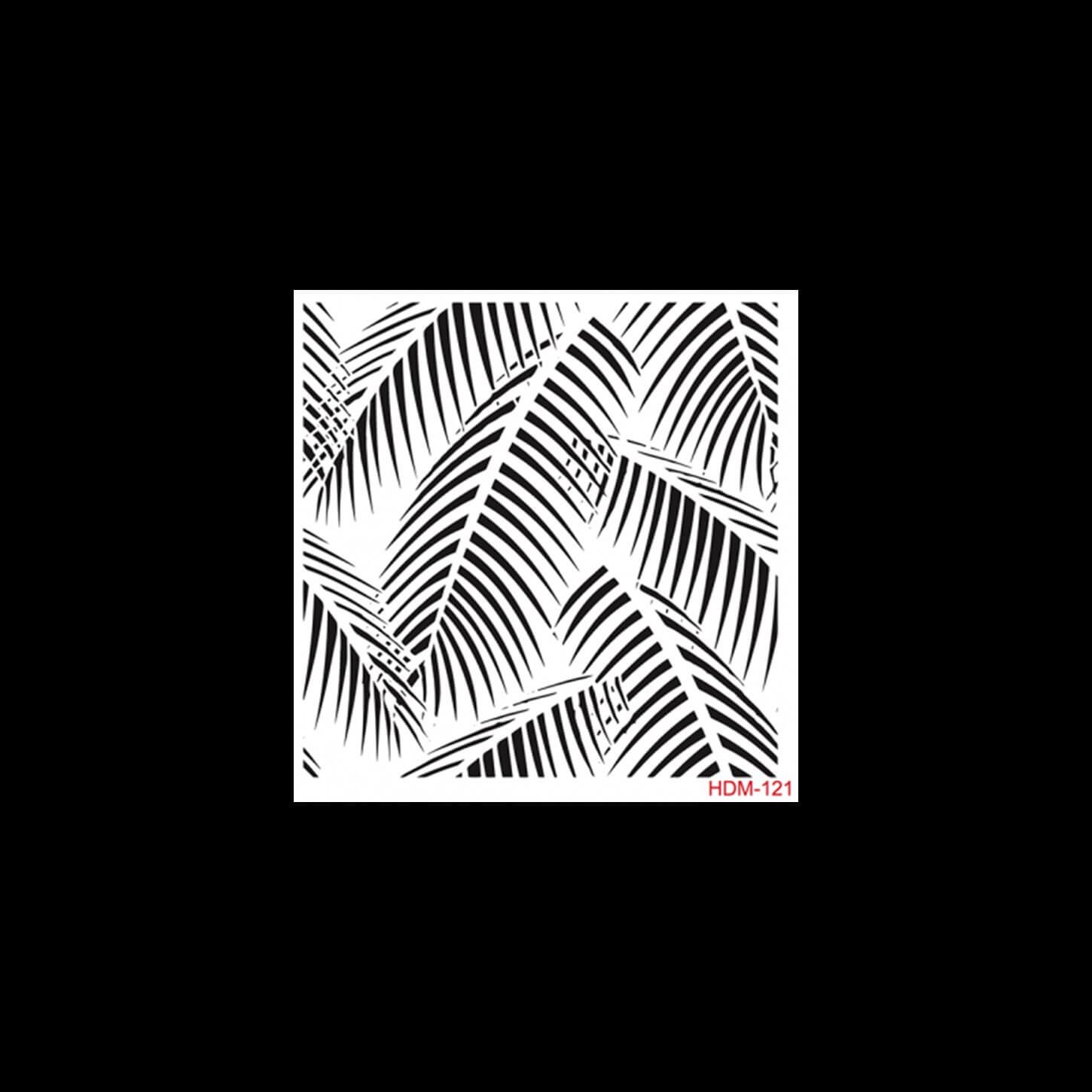 HDM121 ديكور المنزل ميدي استنسل 25x25