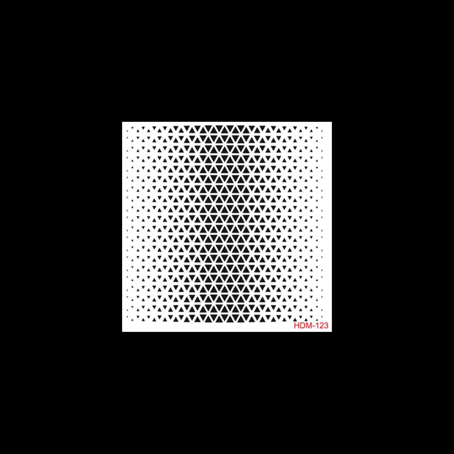 HDM123 ديكور المنزل ميدي استنسل 25x25