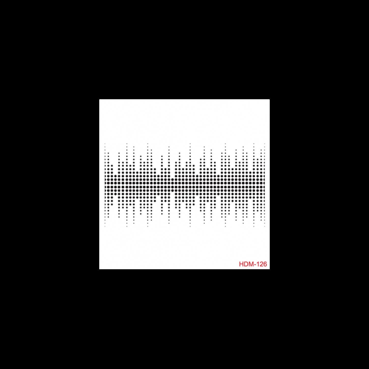 HDM126 ديكور المنزل ميدي استنسل 25x25