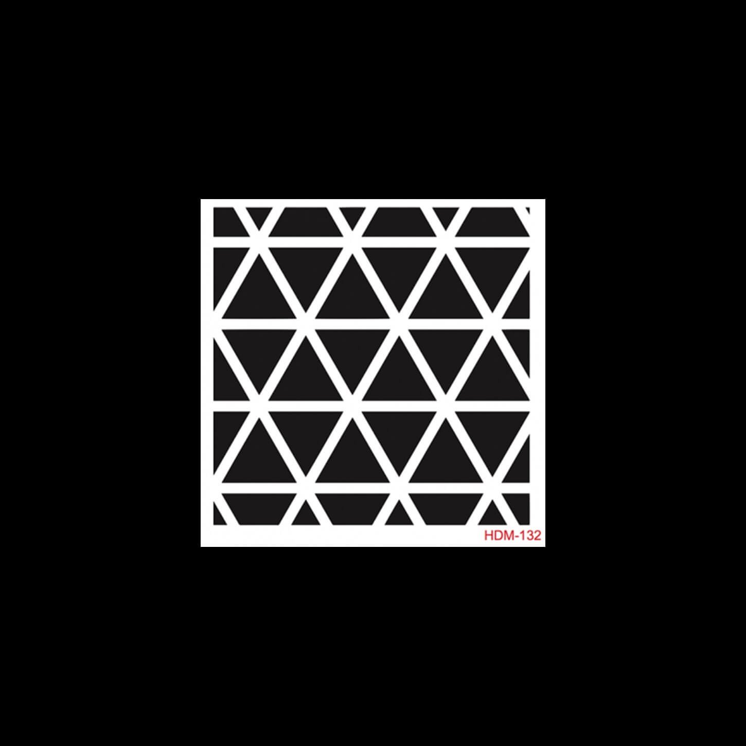 HDM132 ديكور المنزل ميدي استنسل 25x25