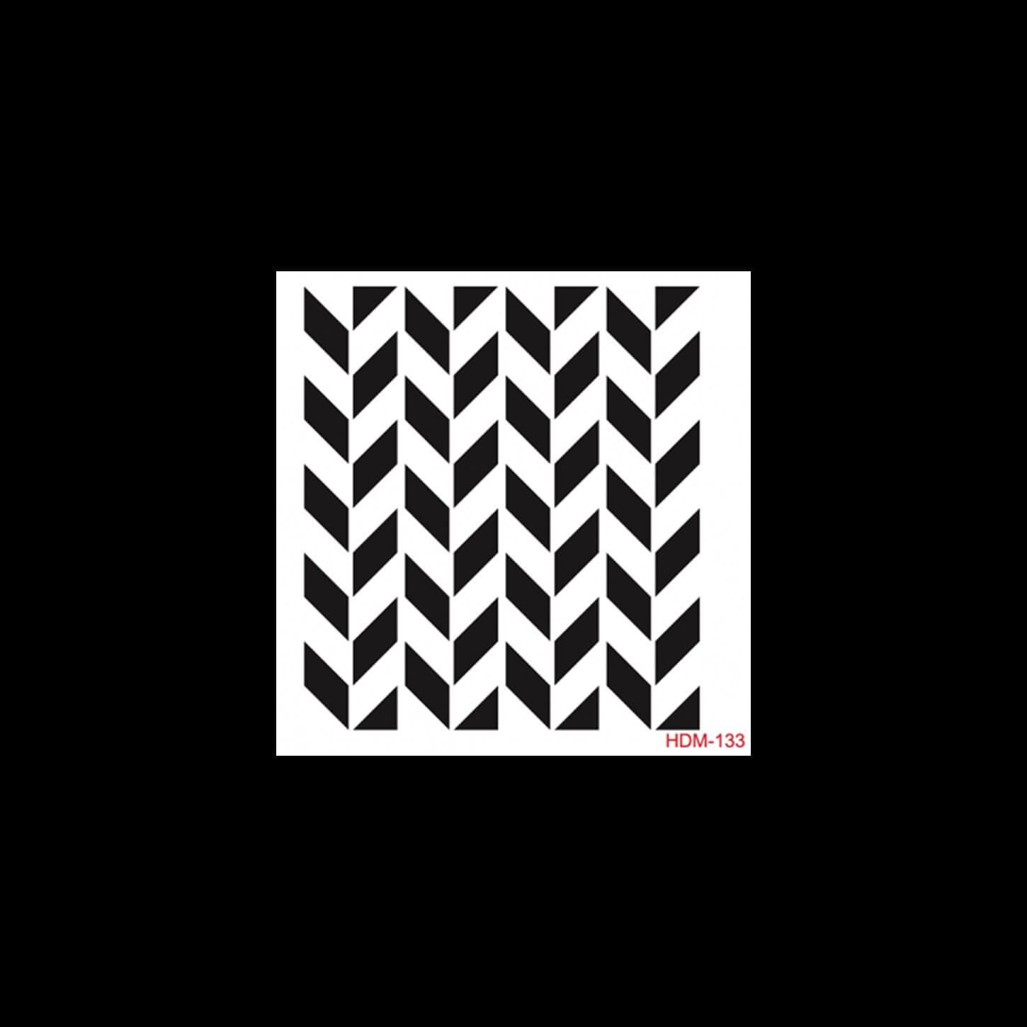 HDM133 ديكور المنزل ميدي استنسل 25x25