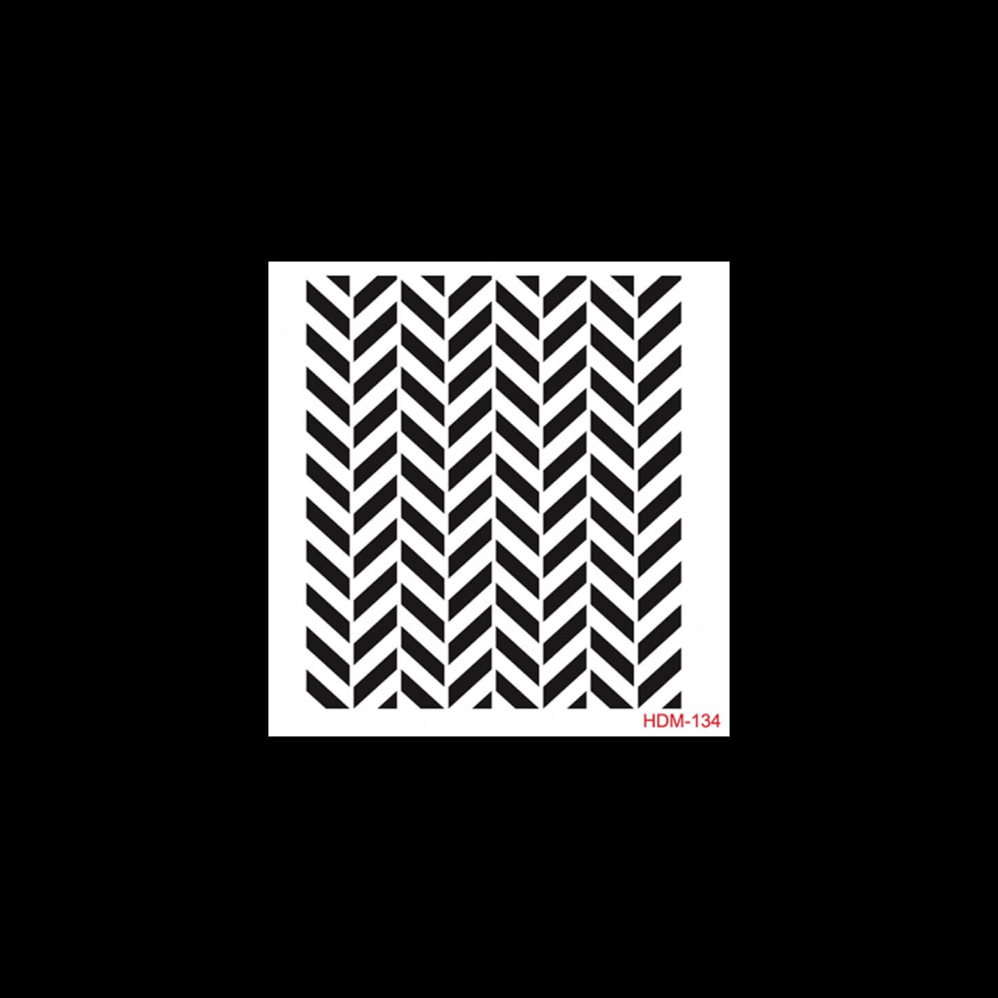 HDM134 ديكور المنزل ميدي استنسل 25x25