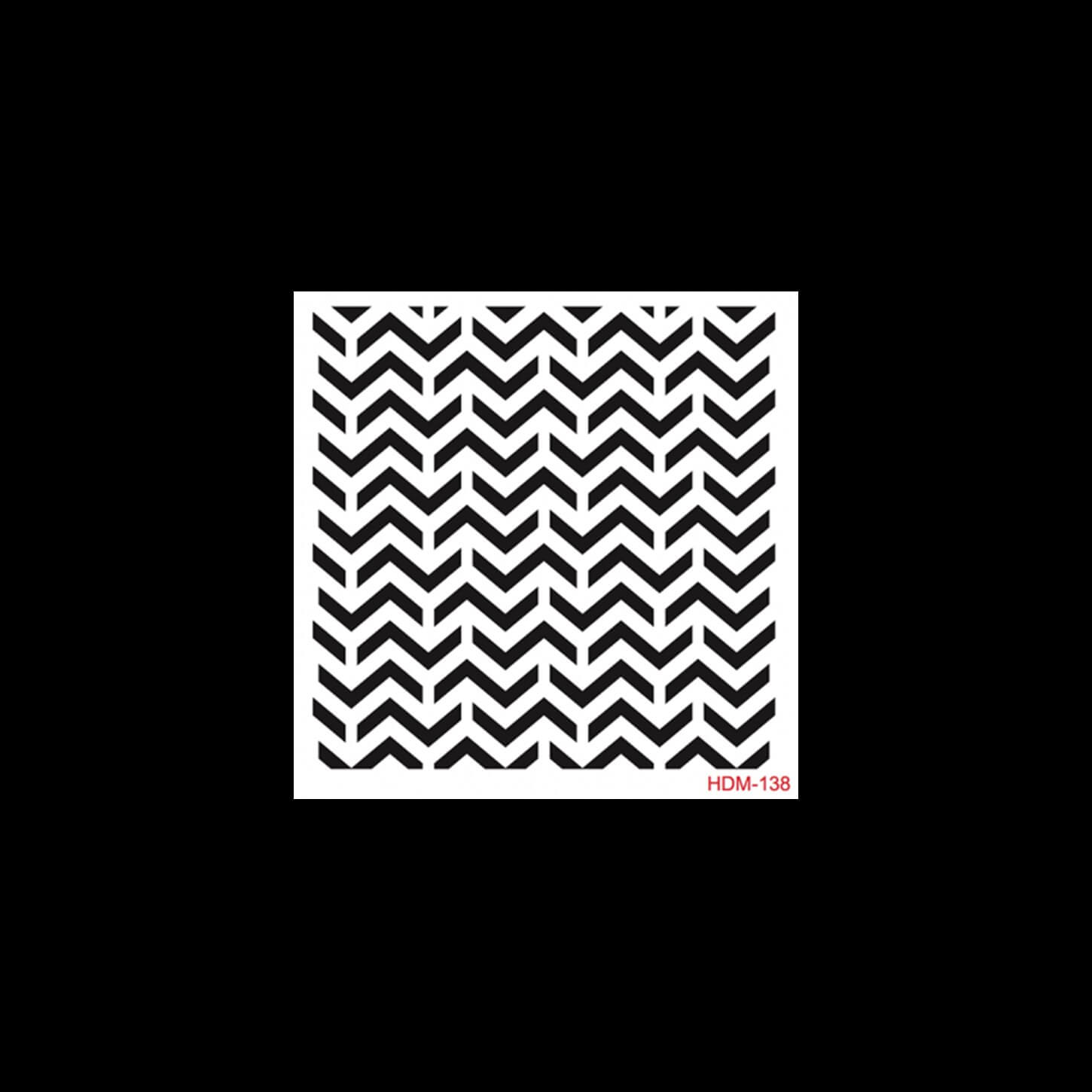 HDM138 ديكور المنزل ميدي استنسل 25x25