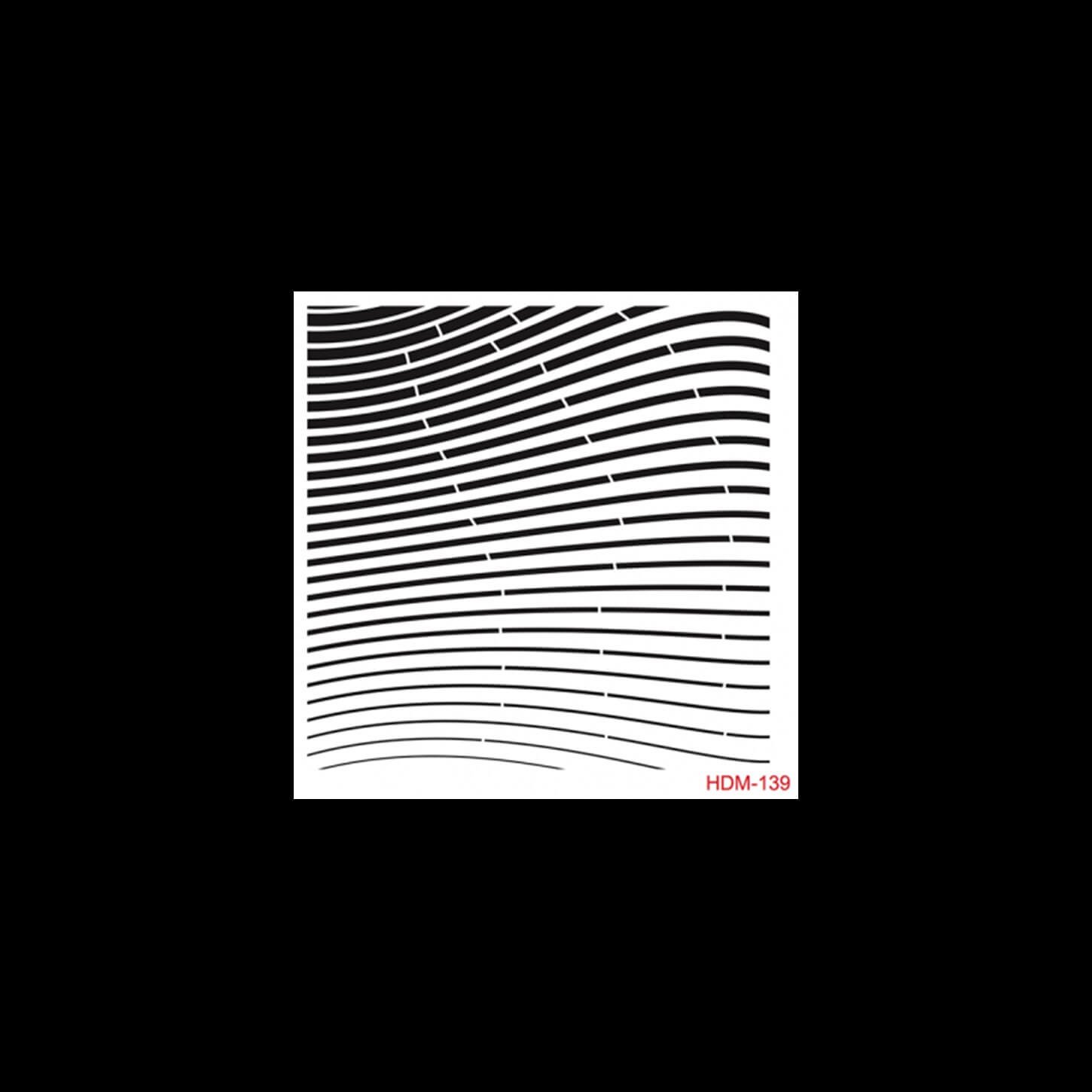 HDM139 ديكور المنزل ميدي استنسل 25x25