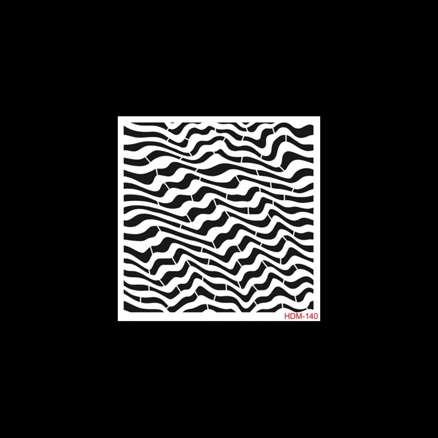 HDM140 ديكور المنزل ميدي استنسل 25x25