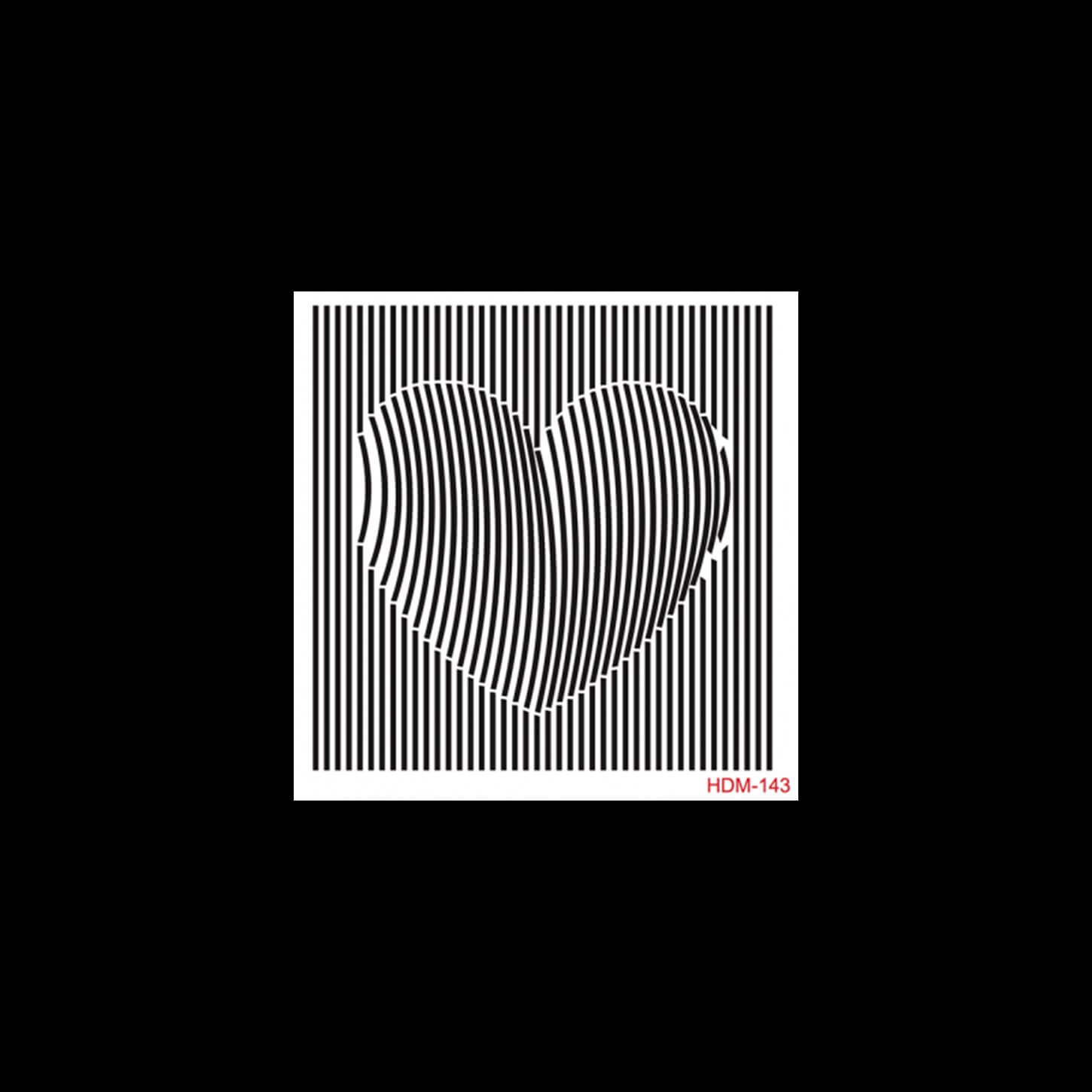 HDM143 ديكور المنزل ميدي استنسل 25x25