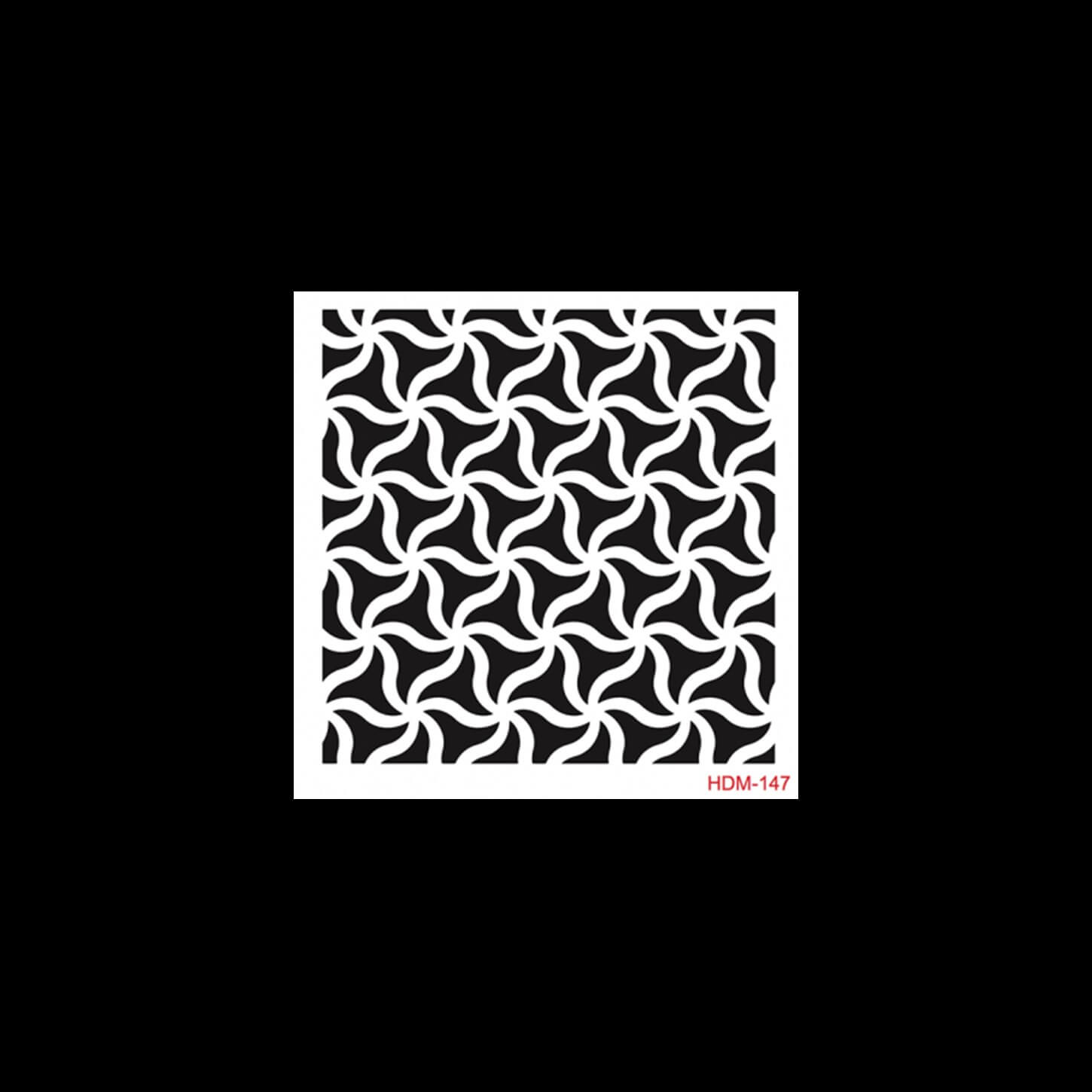 HDM147 ديكور المنزل ميدي استنسل 25x25