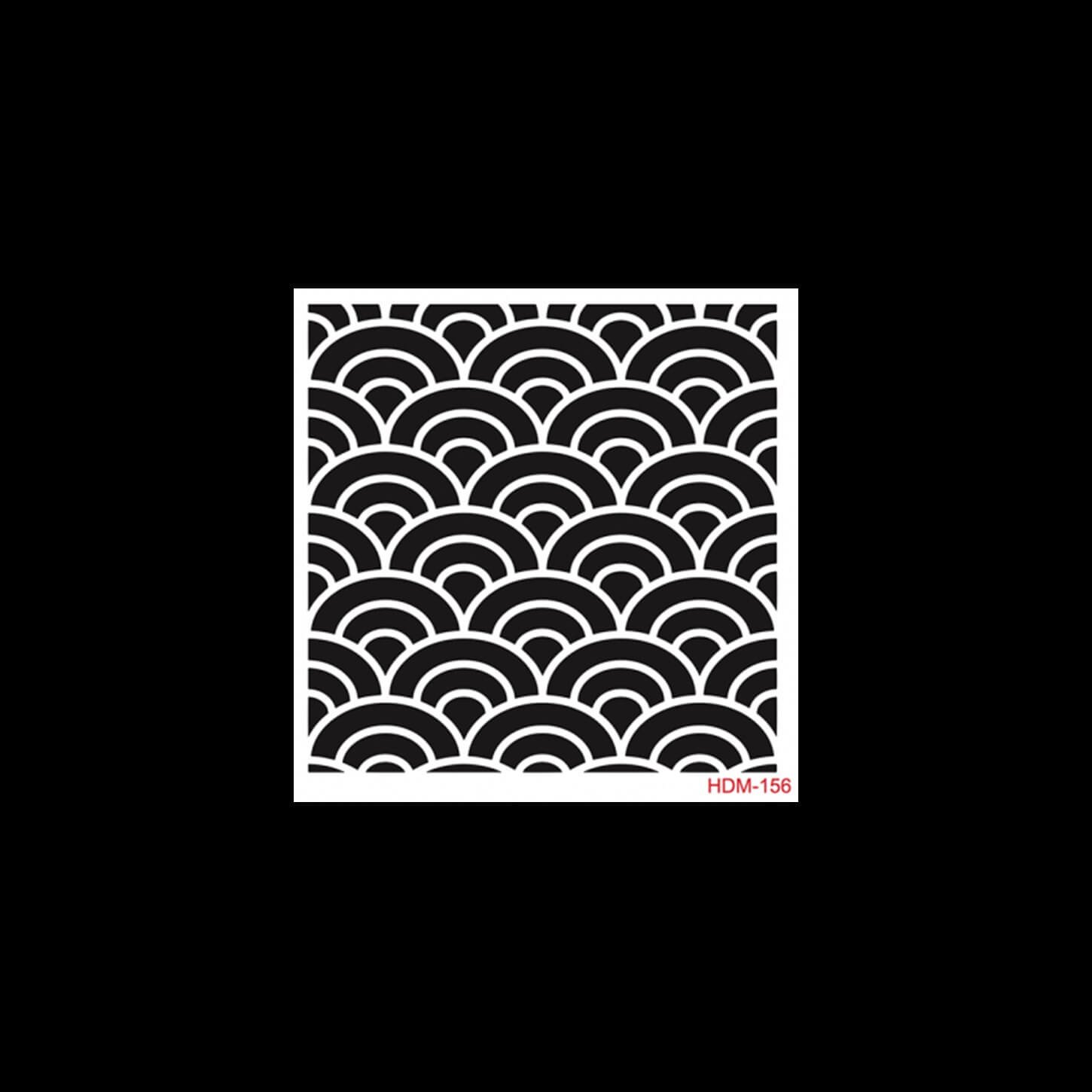 HDM156 ديكور المنزل ميدي استنسل 25x25