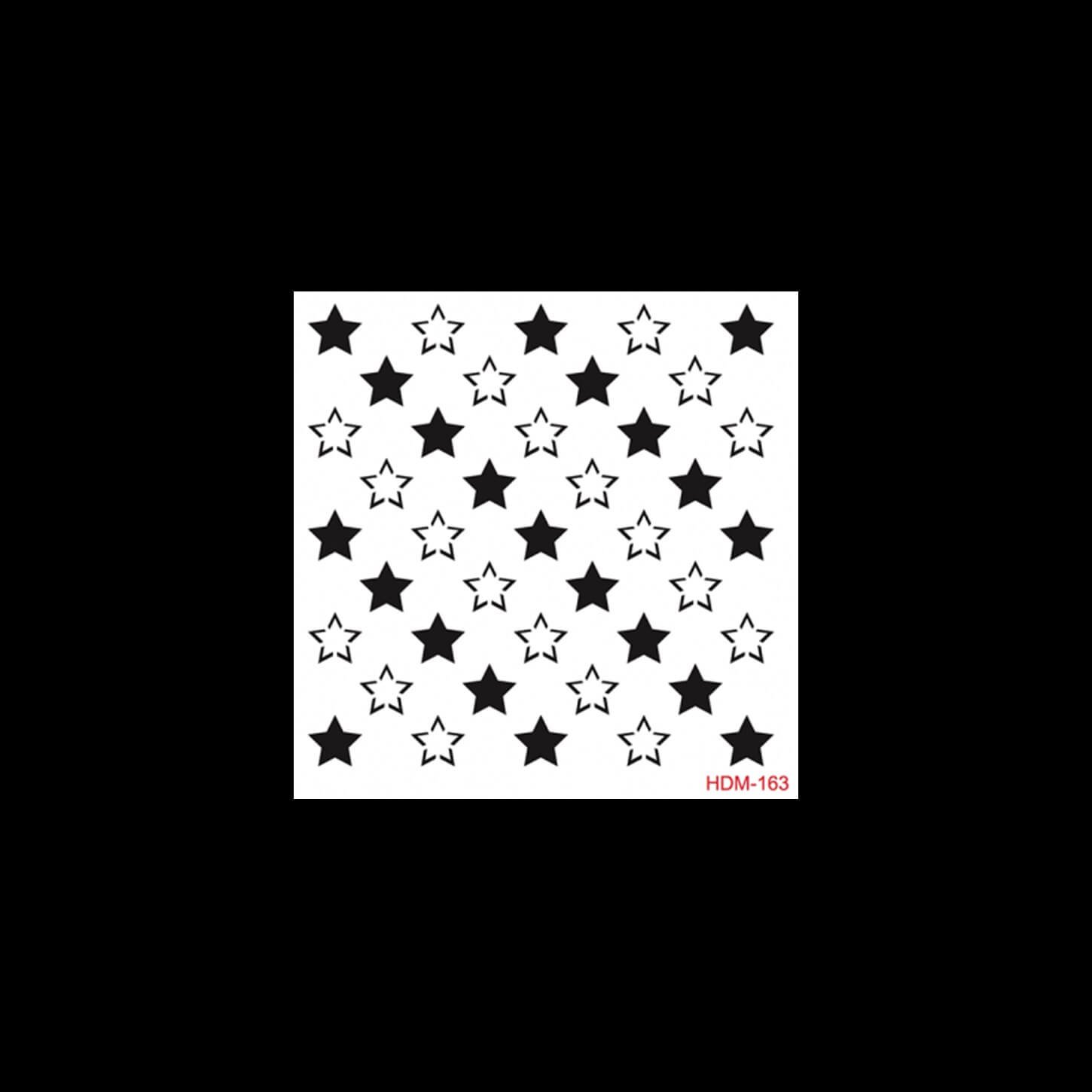 HDM163 ديكور المنزل ميدي استنسل 25x25