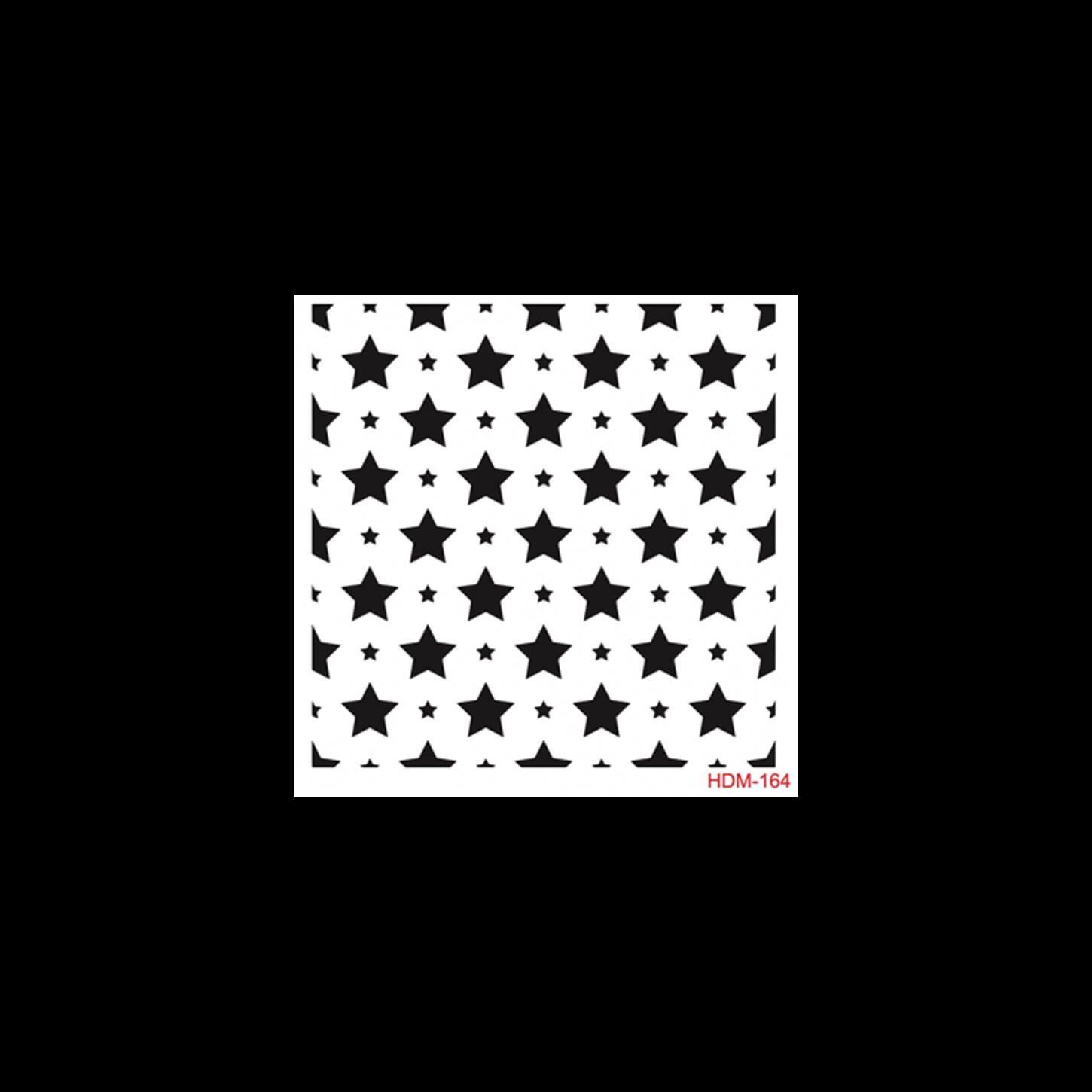 HDM164 ديكور المنزل ميدي استنسل 25x25