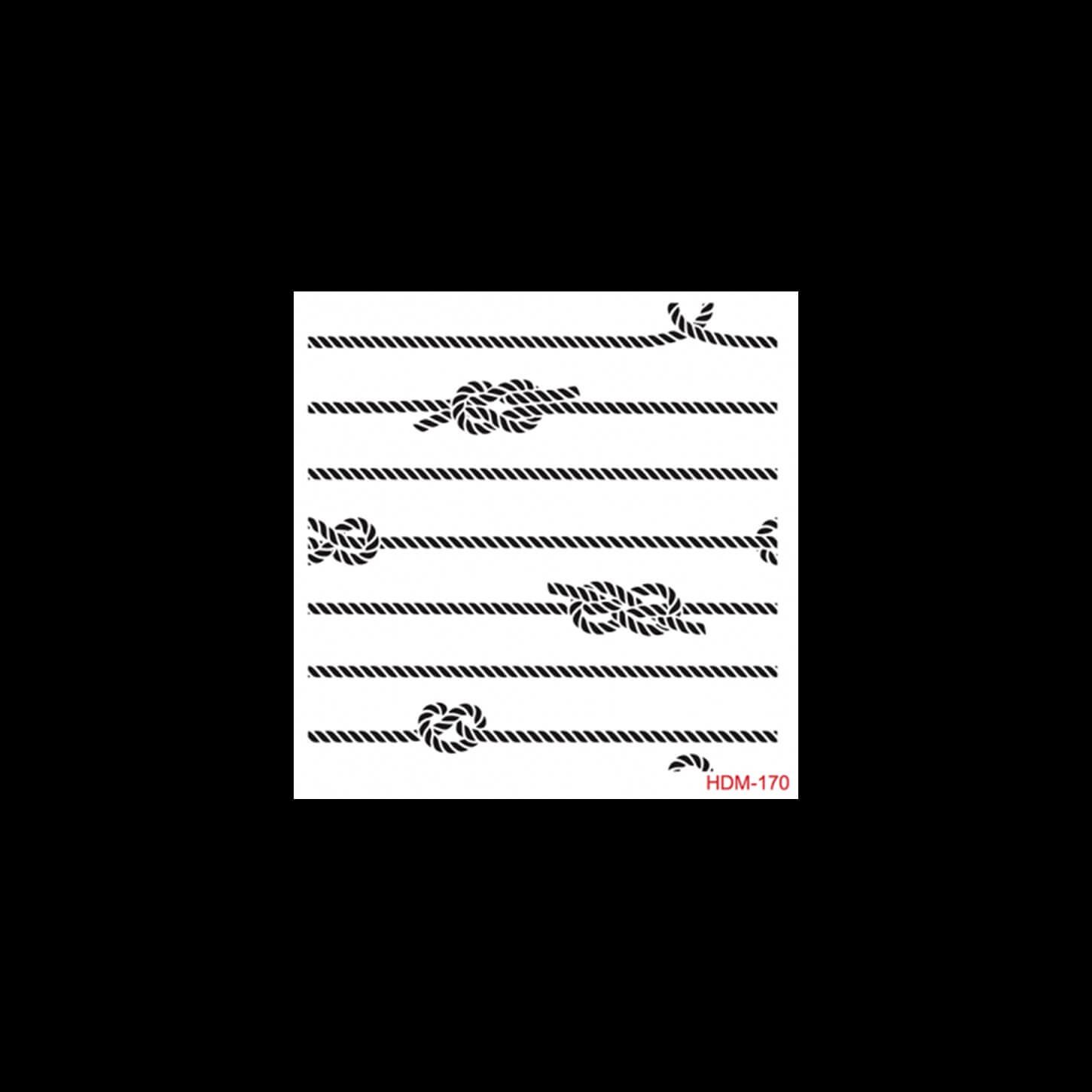 HDM170 ديكور المنزل ميدي استنسل 25x25