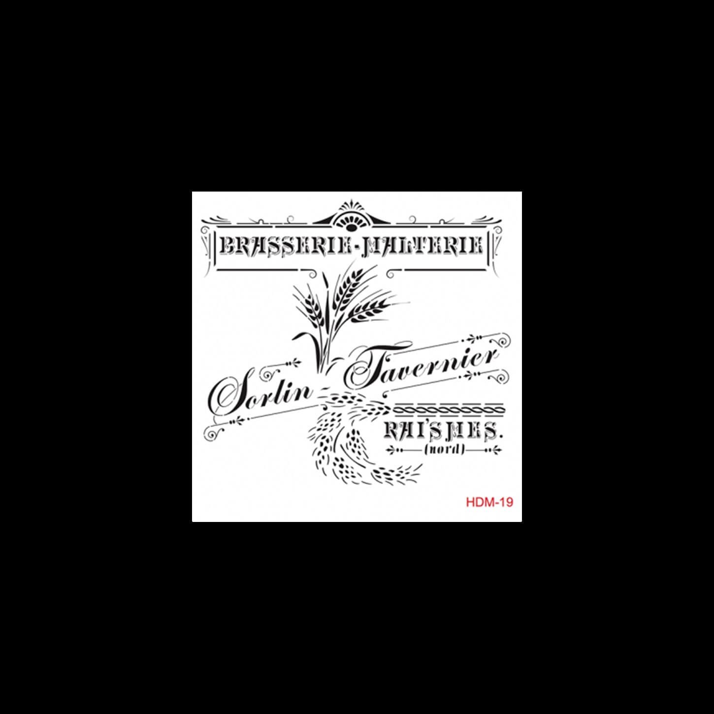 HDM19 هوم دوكور ميدي استنسل 25x25