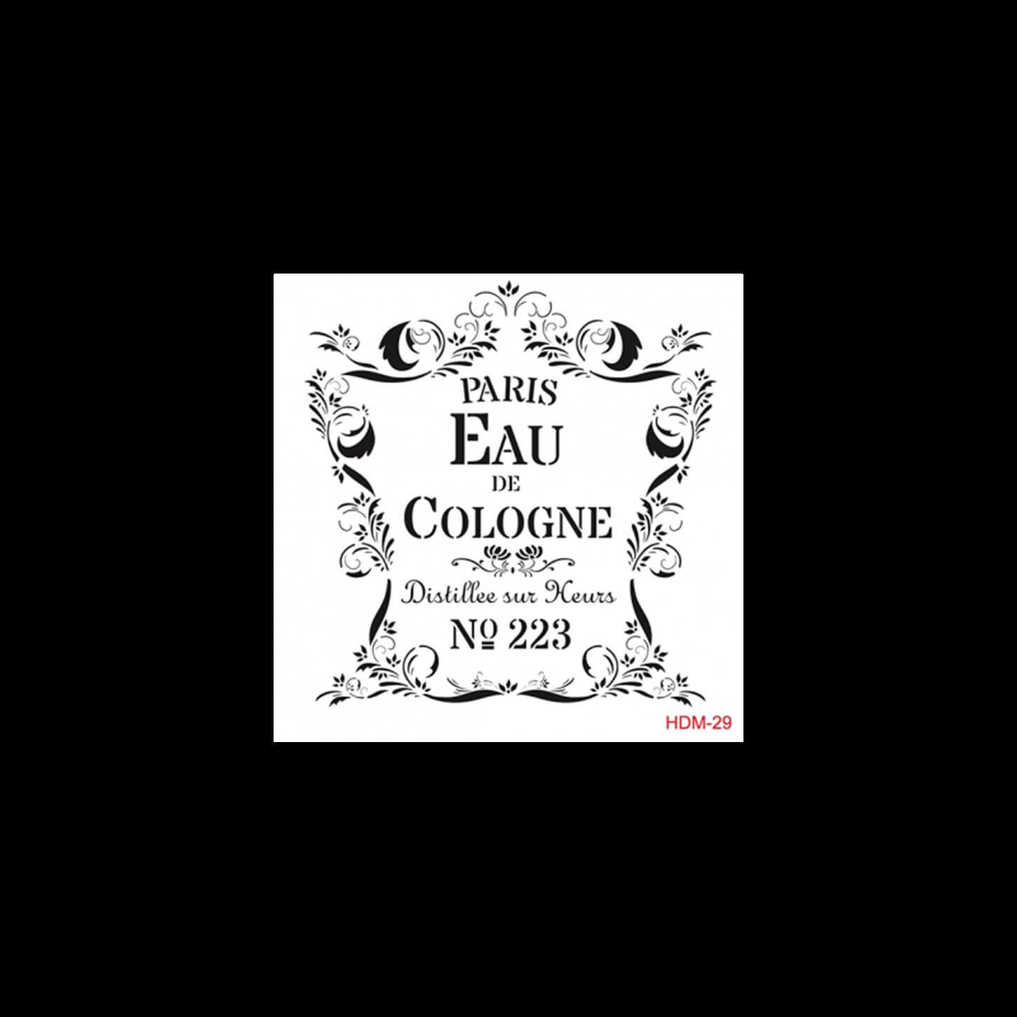 HDM29 Трафарет миди для домашнего декора 25x25