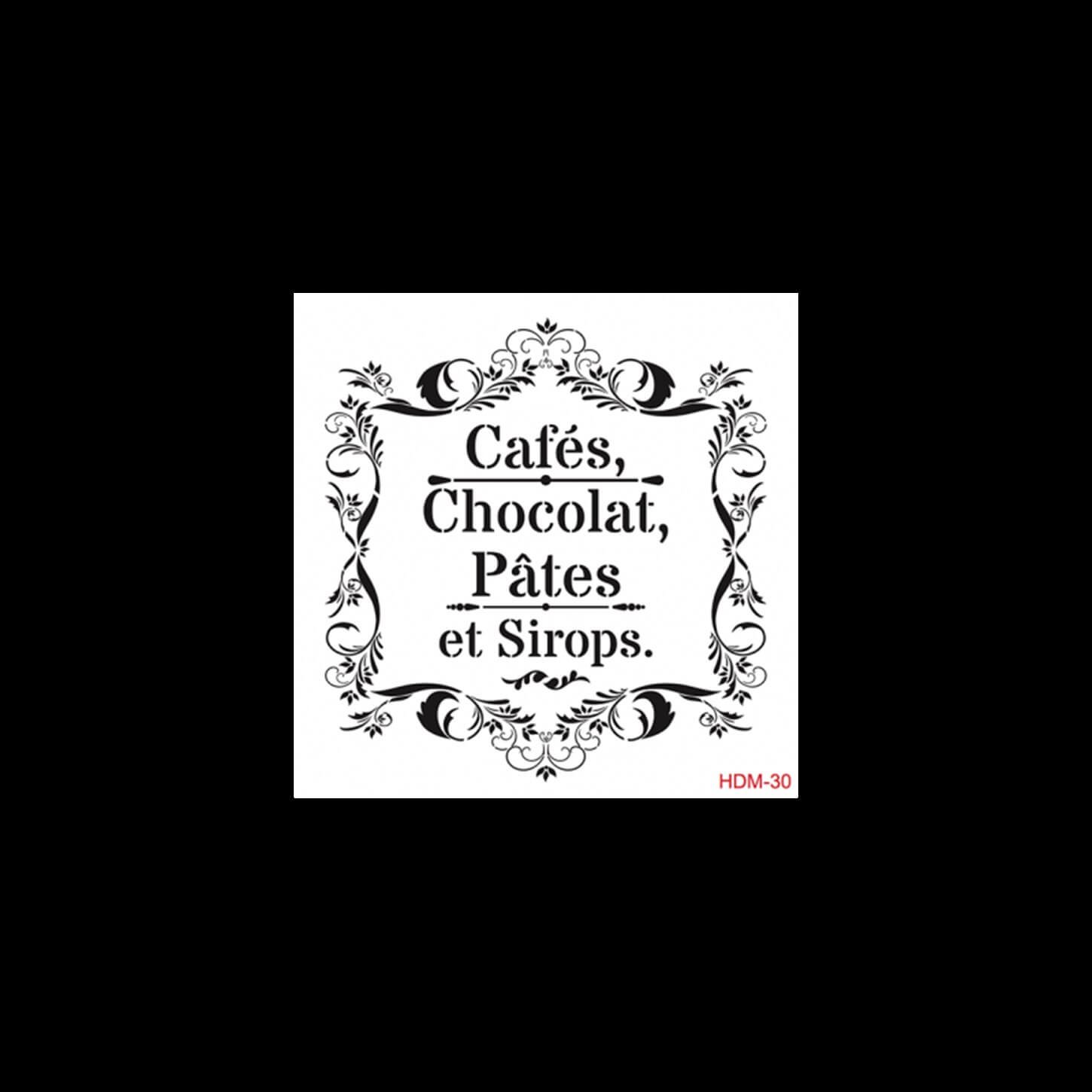 HDM30 ديكور المنزل ميدي استنسل 25x25