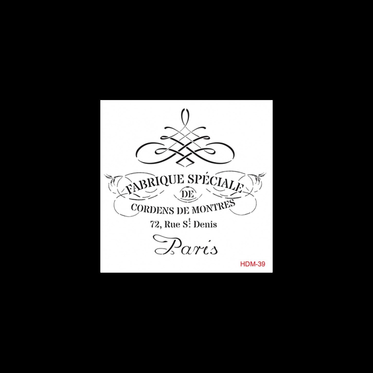 HDM39 Трафарет миди для домашнего декора 25x25