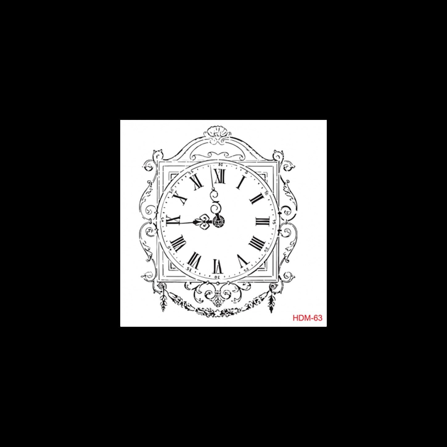 HDM63 Трафарет миди для домашнего декора 25x25