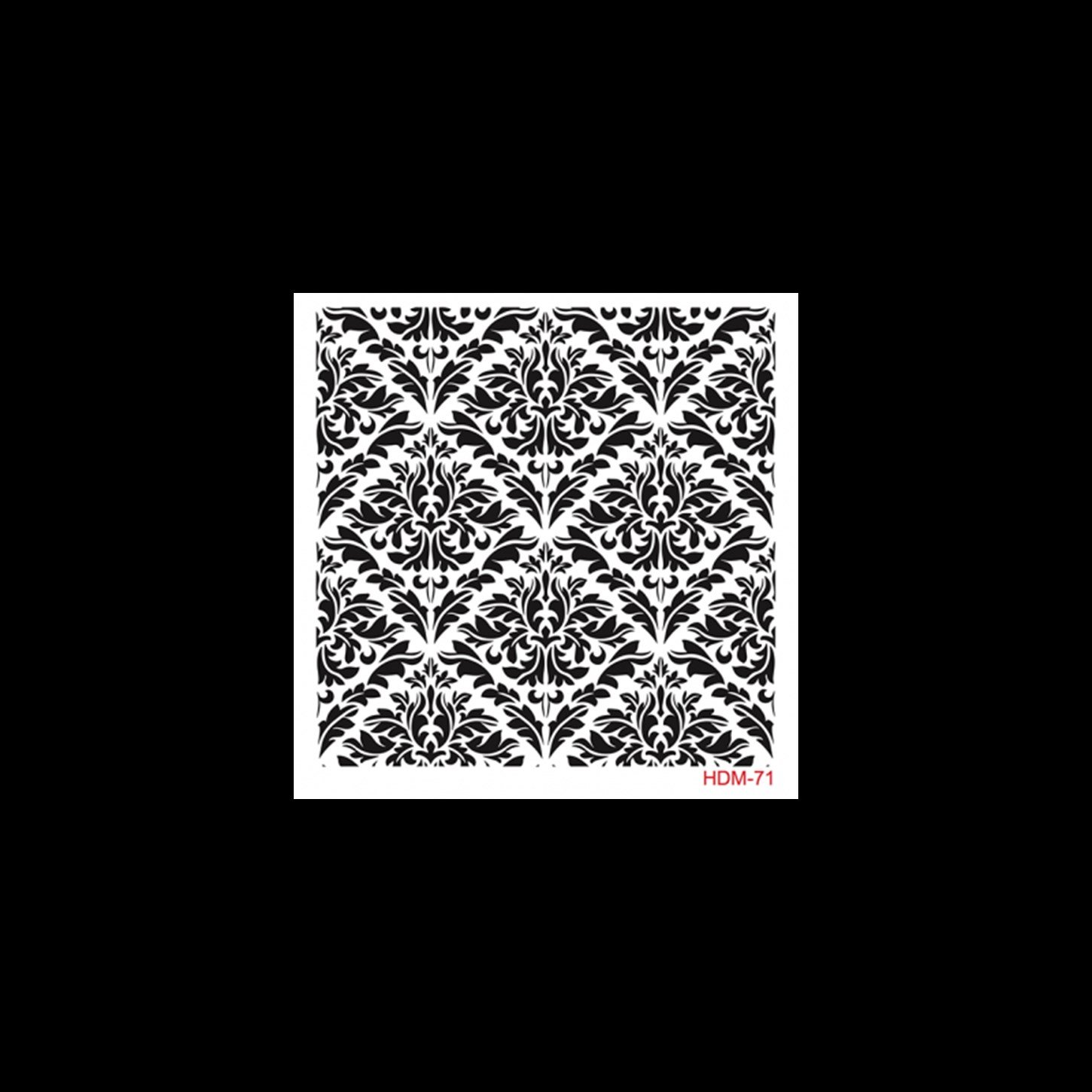 HDM71 Трафарет миди для домашнего декора 25x25