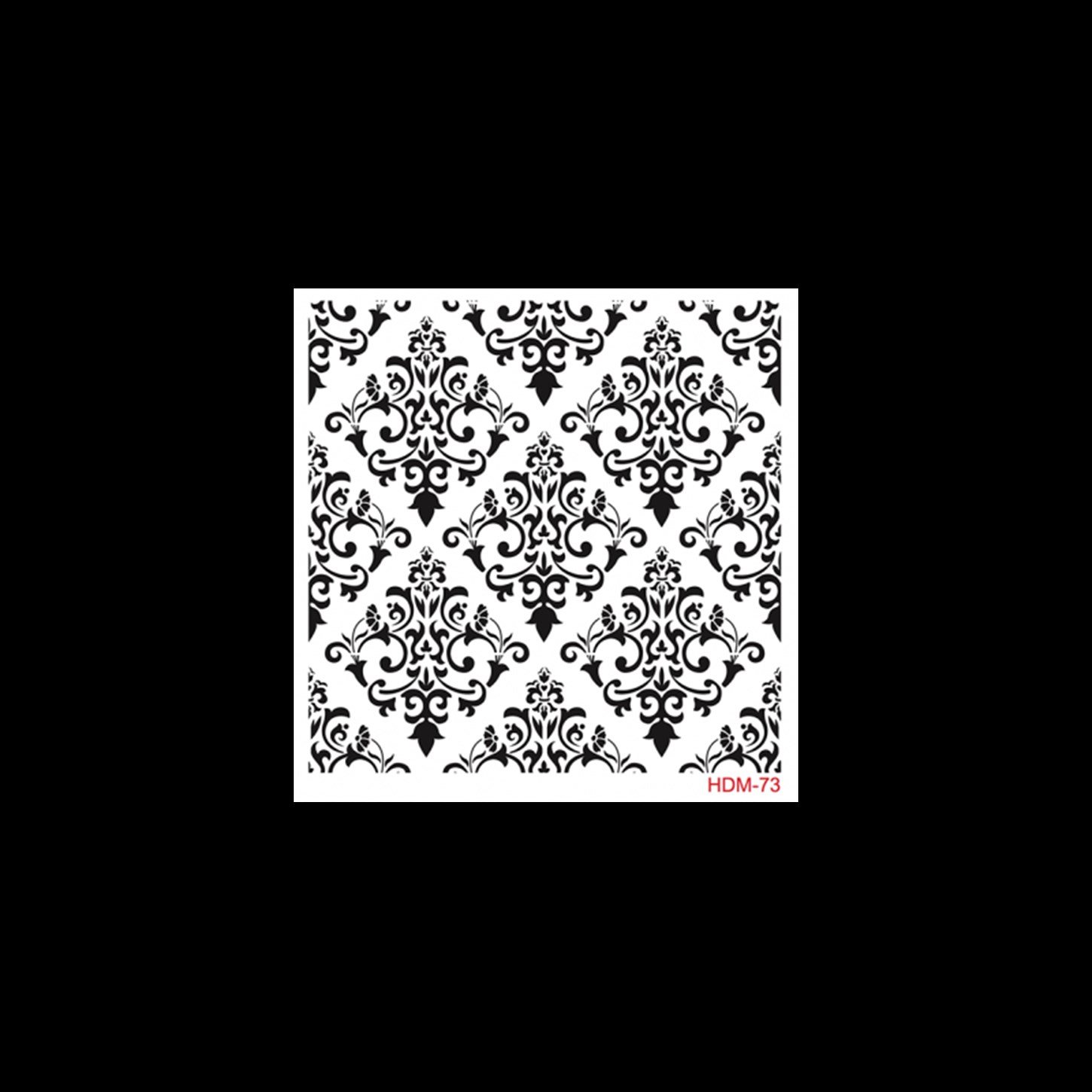 HDM73 ديكور المنزل ميدي استنسل 25x25