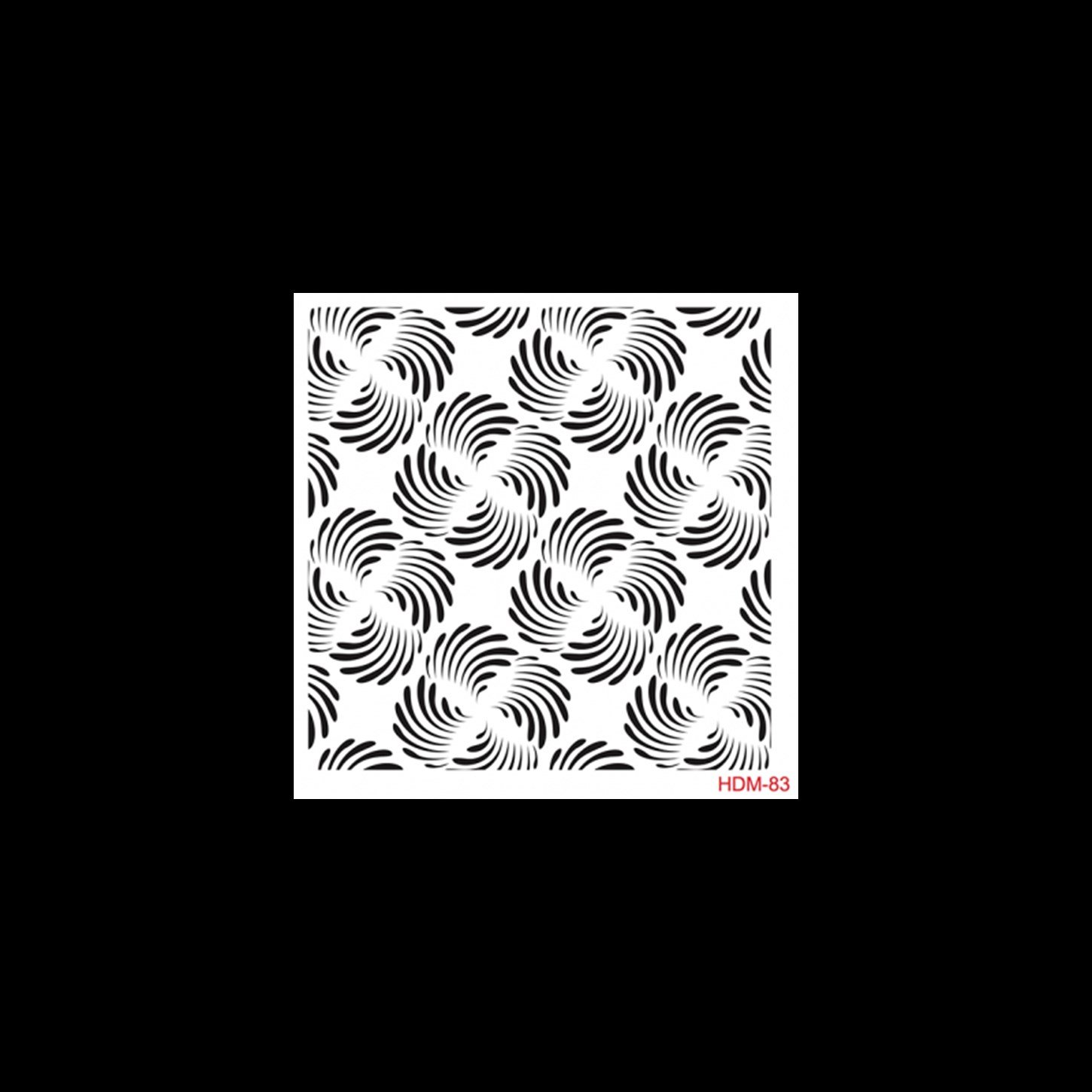 HDM83 ديكور المنزل ميدي استنسل 25x25