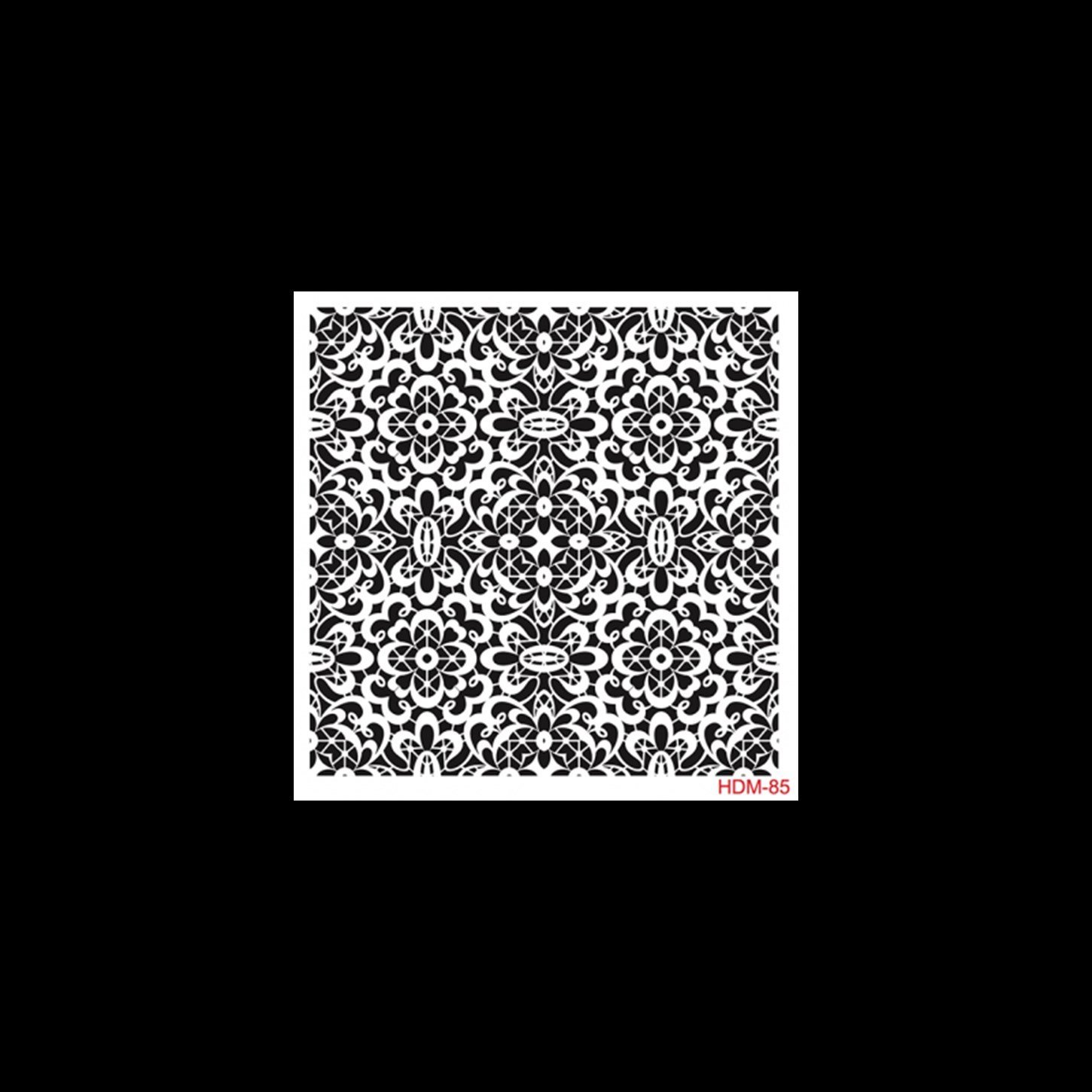 HDM85 ديكور المنزل ميدي استنسل 25x25