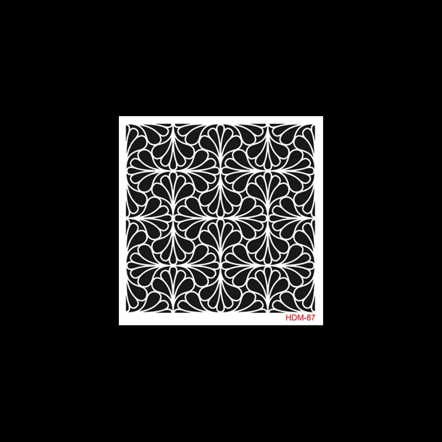 HDM87 ديكور المنزل ميدي استنسل 25x25