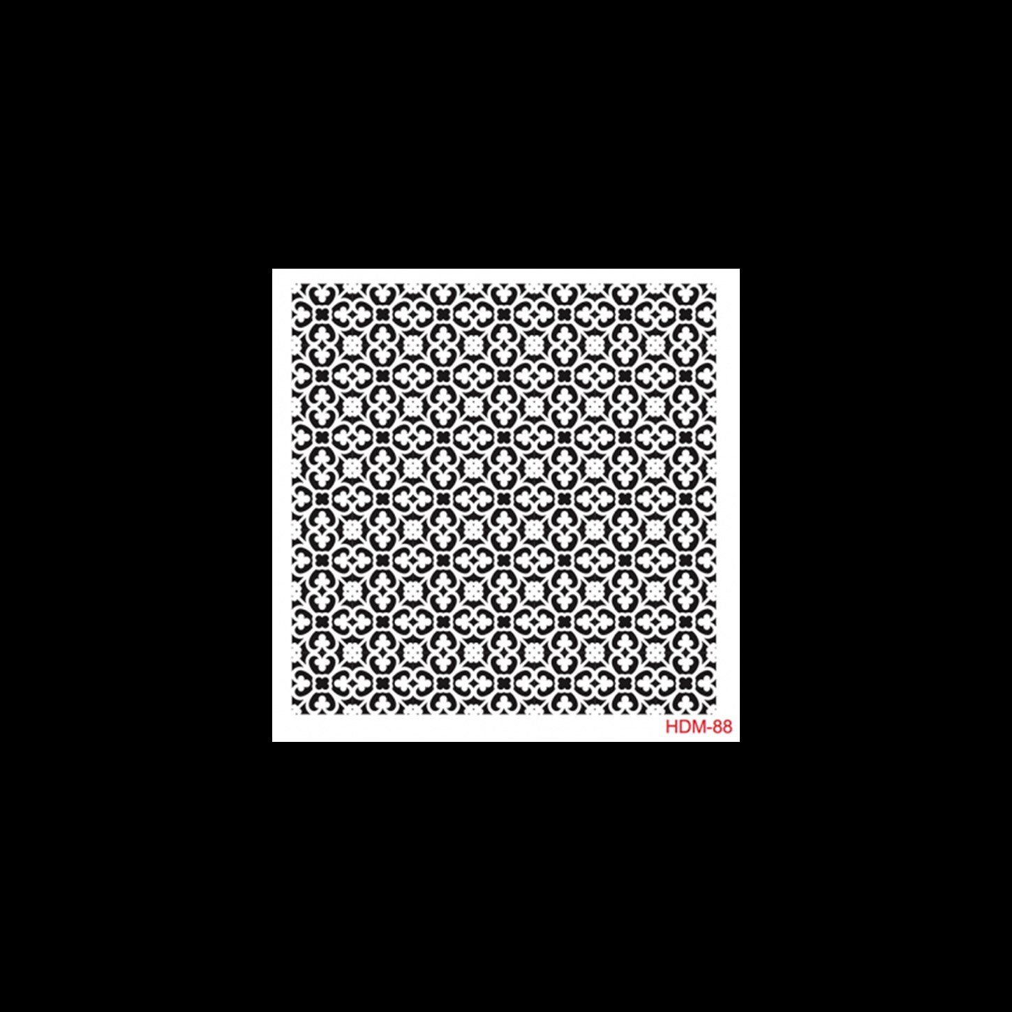 HDM88 ديكور المنزل ميدي استنسل 25x25