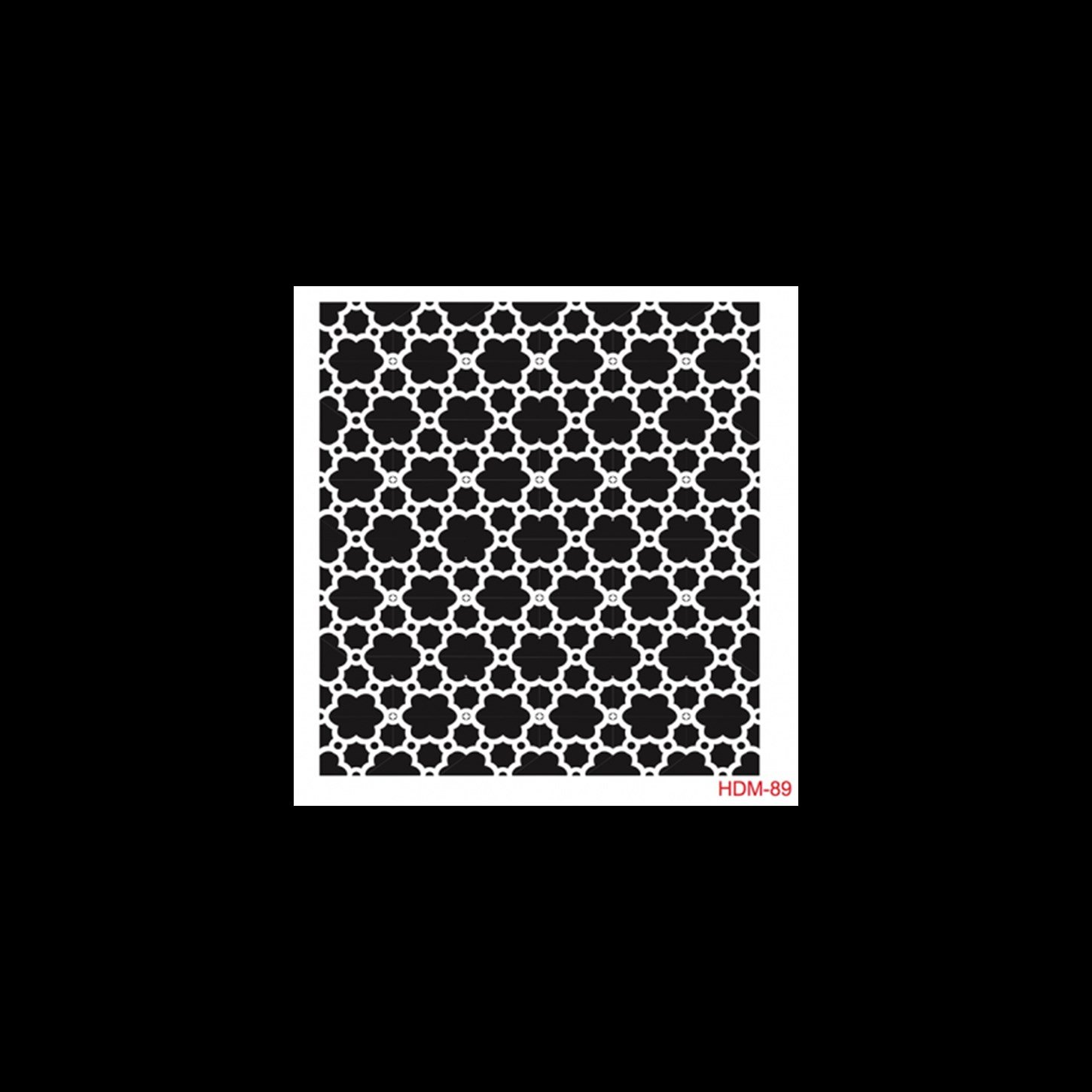 HDM89 ديكور المنزل ميدي استنسل 25x25