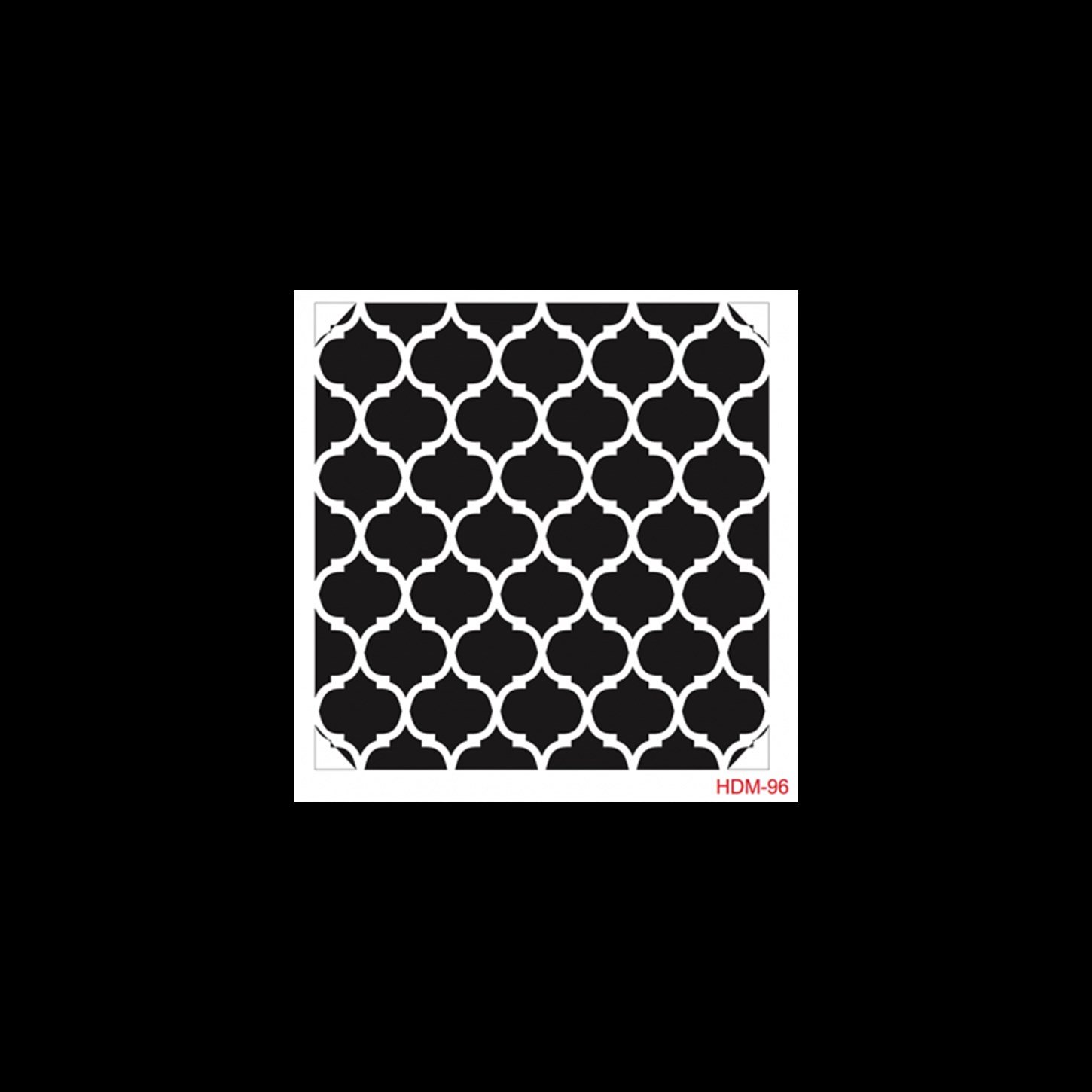 HDM96 ديكور المنزل ميدي استنسل 25x25