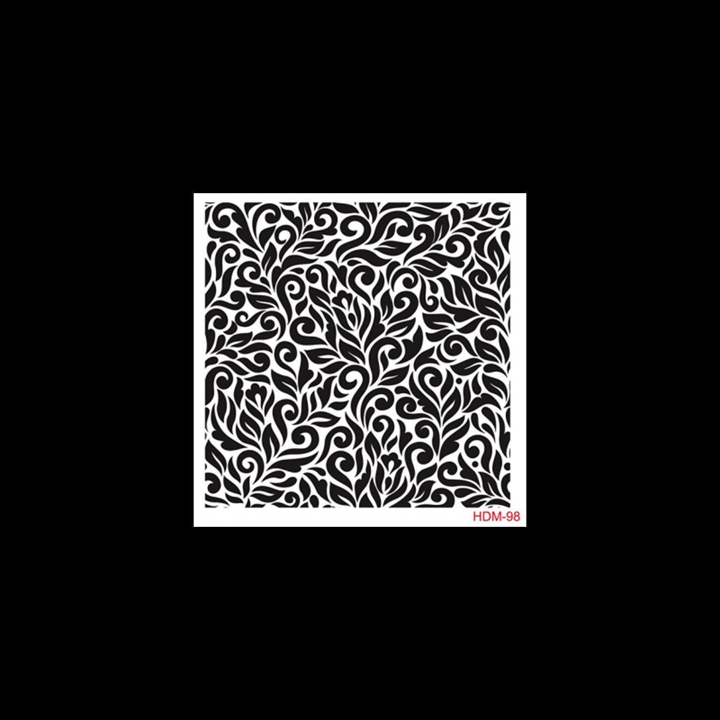 HDM98 ديكور المنزل ميدي استنسل 25x25