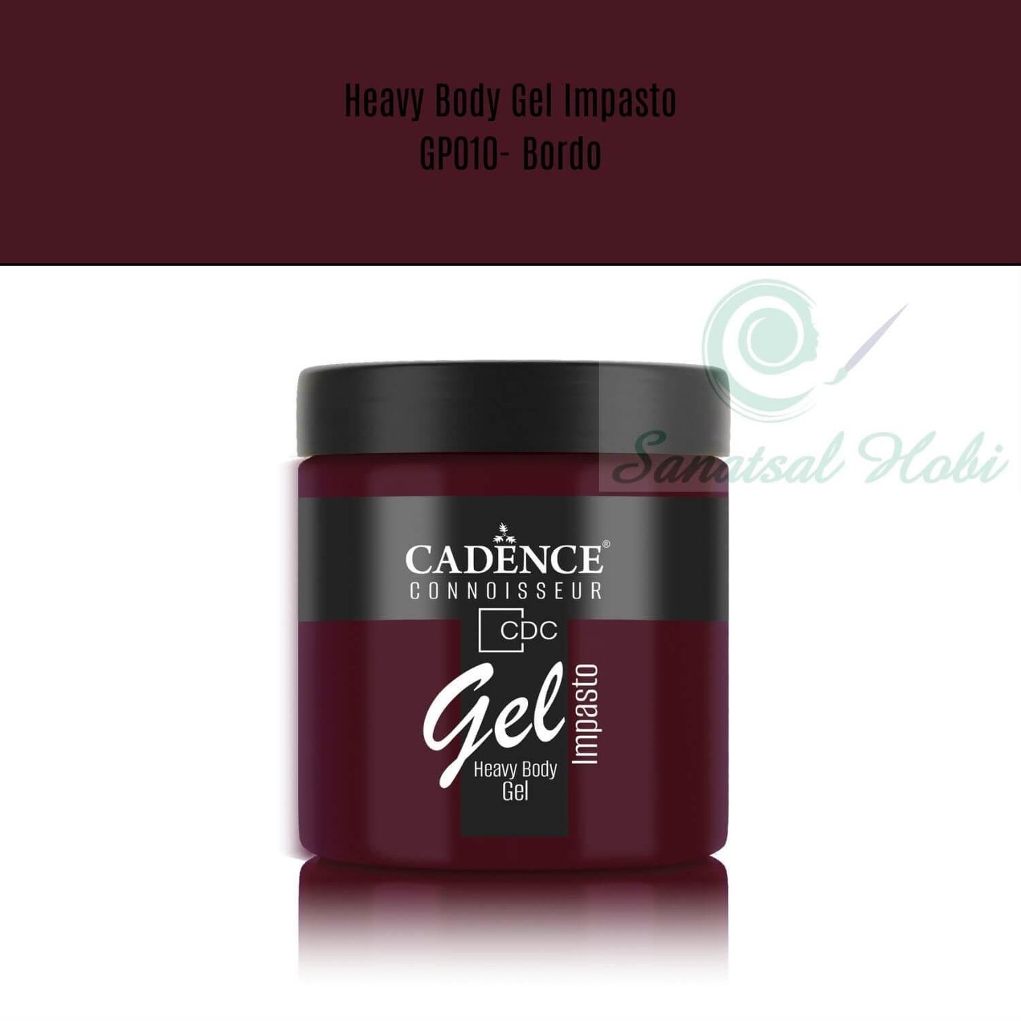 HEAVY BODY GEL IMPASTO GP-010 CLARET RED 250ML