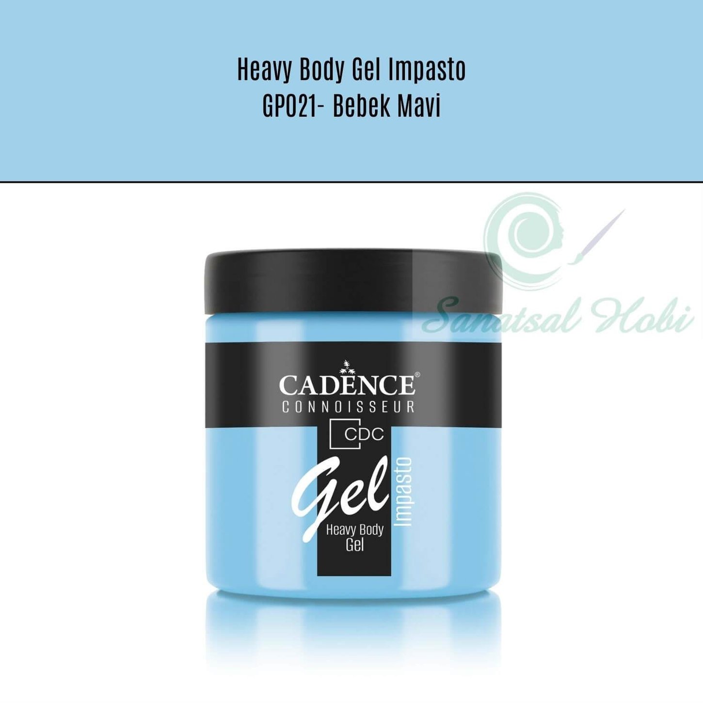 HEAVY BODY GEL IMPASTO GP-021 BABY BLUE 250ML