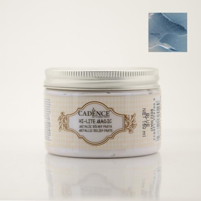Hi Lite Metallic Relief Paste 6832 Blue 150 ML