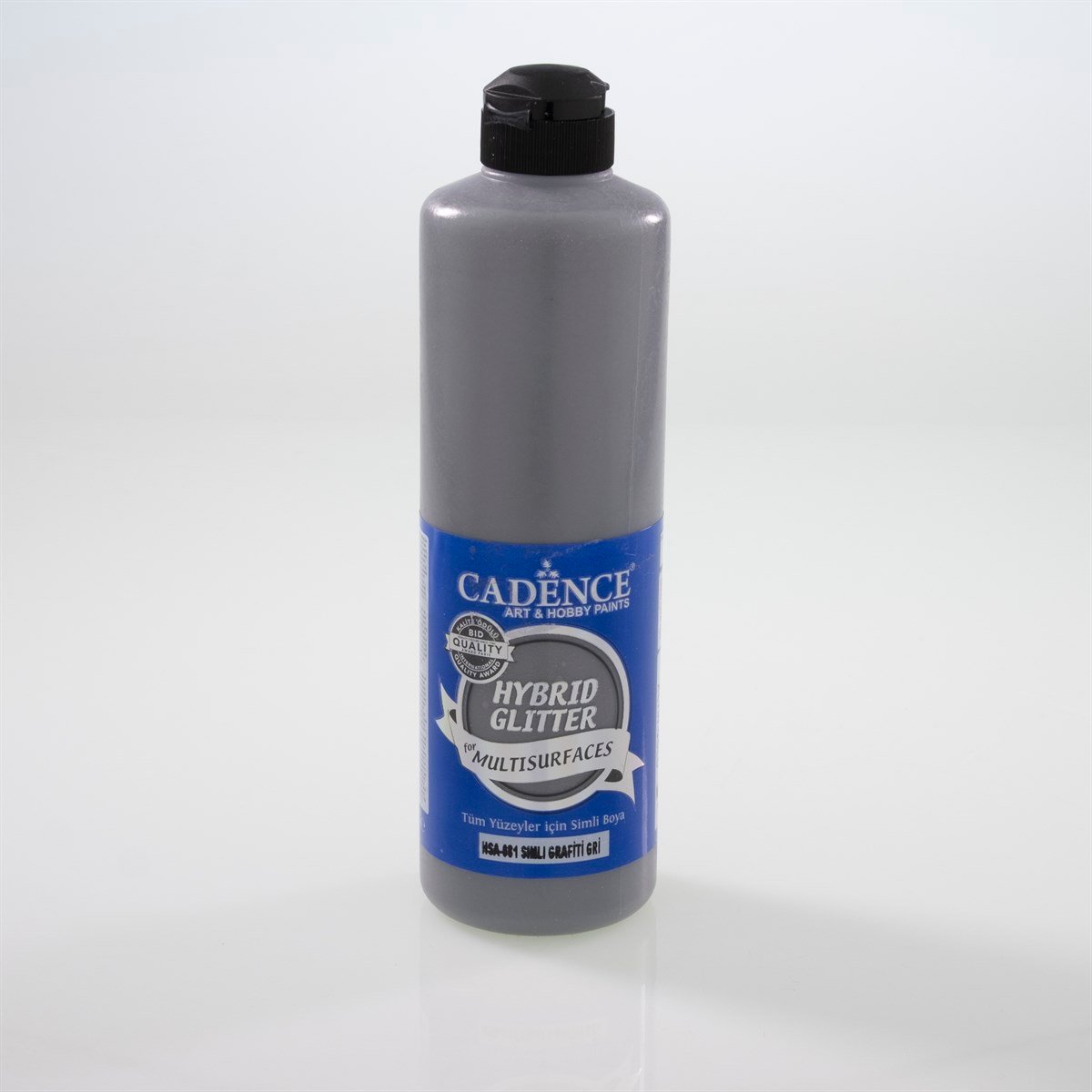 HSA081 Краска для различных поверхностей с блестками серо-золотого граффити, 500 мл