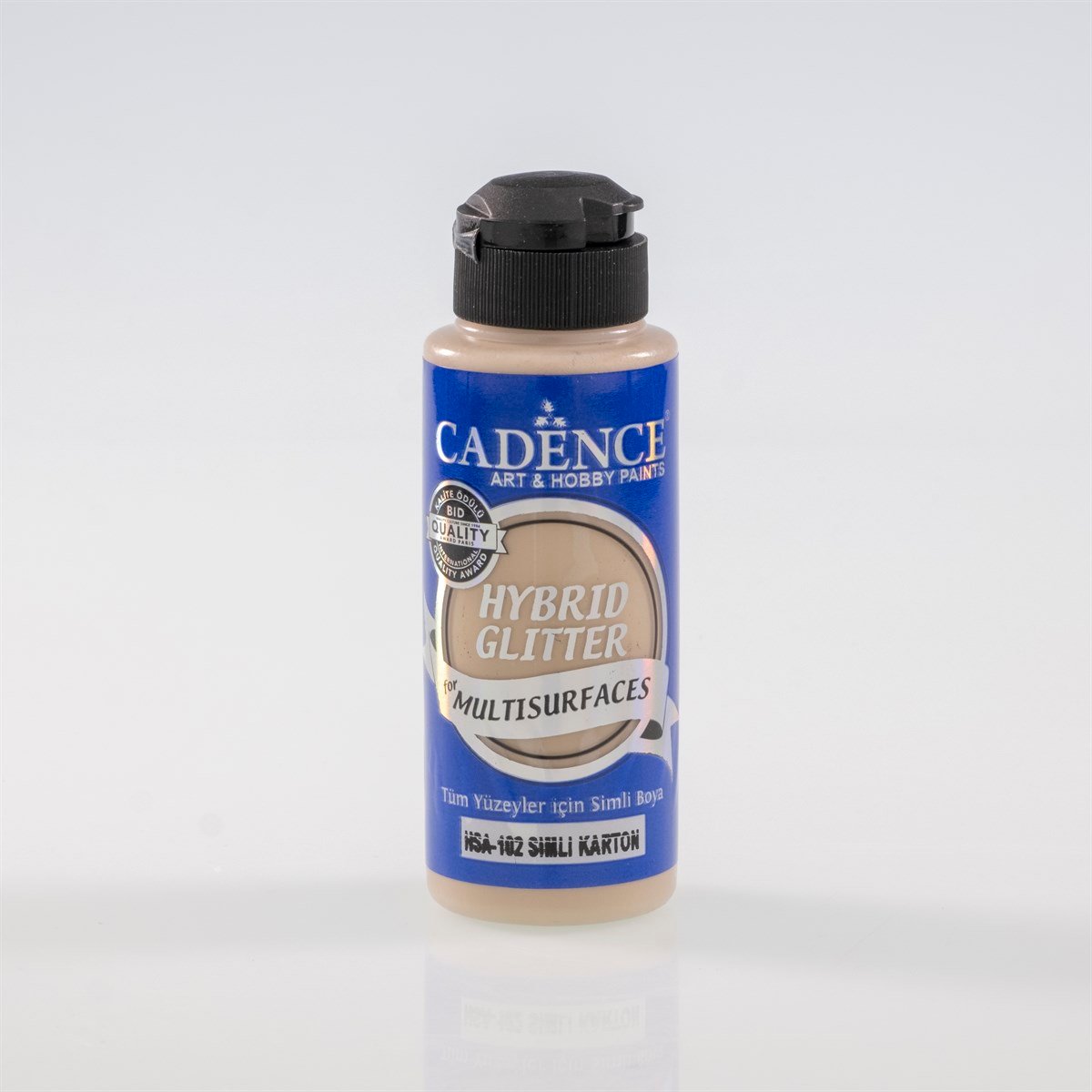 HSA102 Краска для разных поверхностей Cardboard Gold Glitter, 120 мл