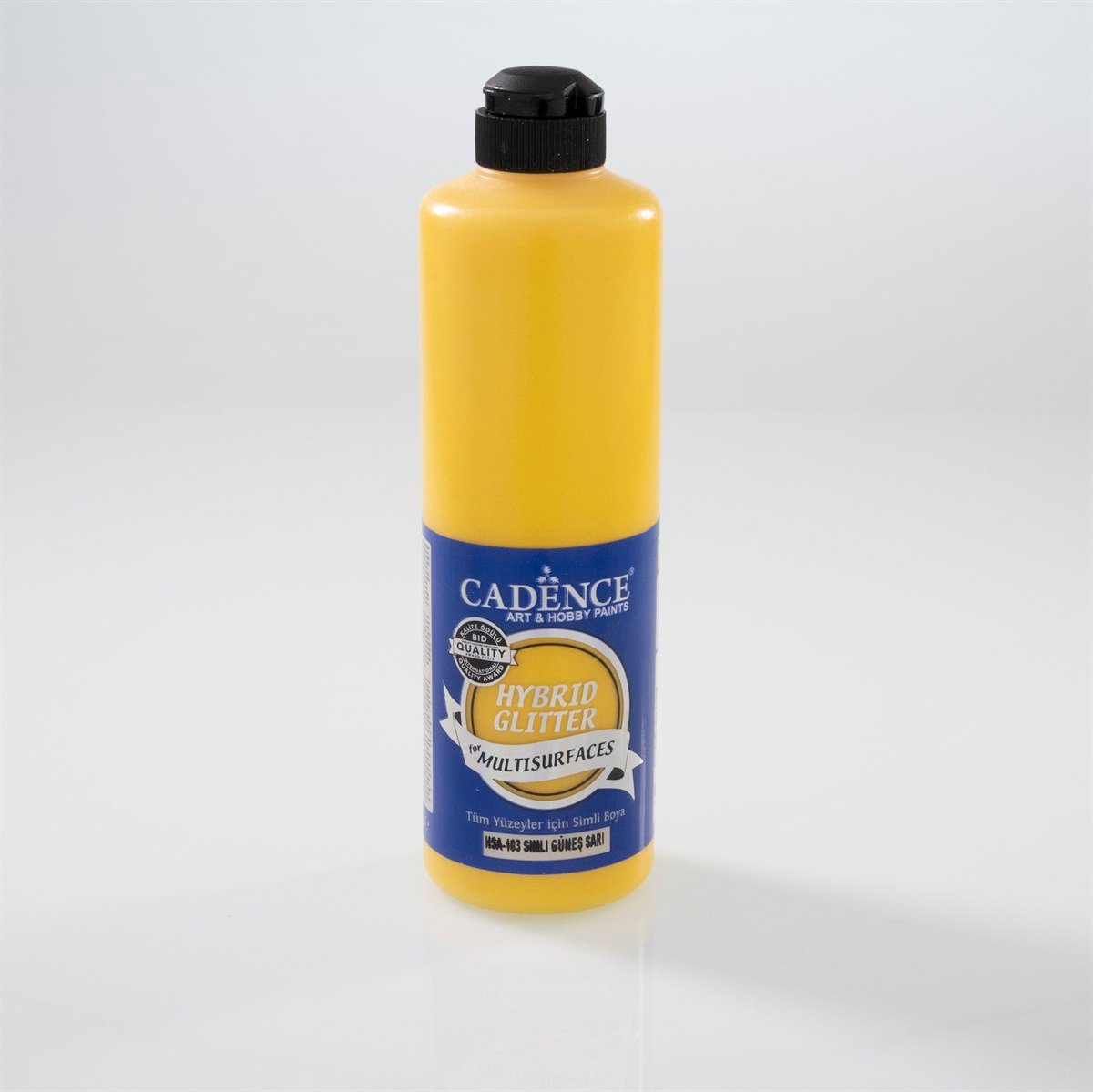 HSA103 Güneş Краска для разных поверхностей с блестками желтого золота, 500 мл