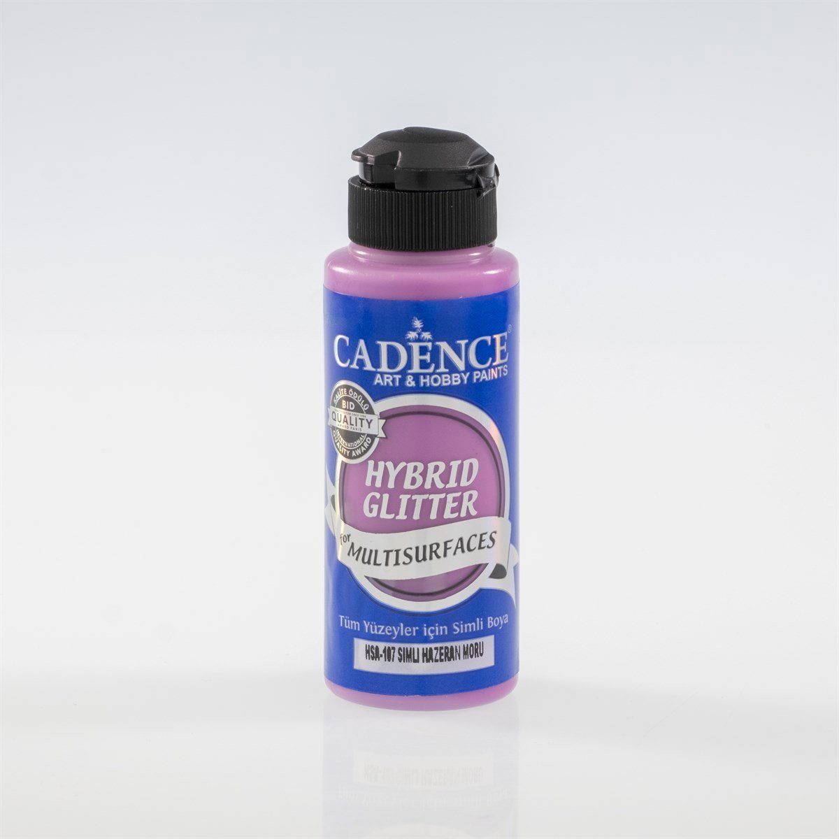 HSA107 Краска для разных поверхностей Hazeran Purple Gold с блестками, 120 мл