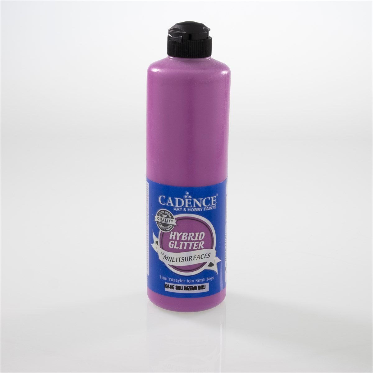 HSA107 طلاء متعدد الأسطح Hazeran Purple Gold Glitter 500 مل