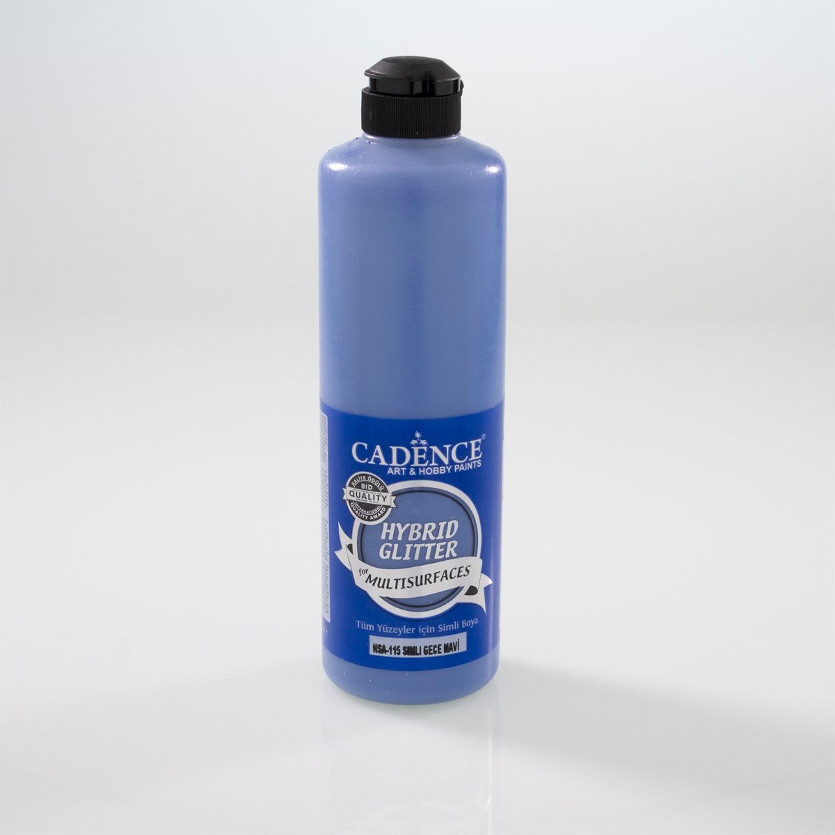 HSA115 طلاء متعدد الأسطح لامع باللون الأزرق الداكن والذهبي 500 مل
