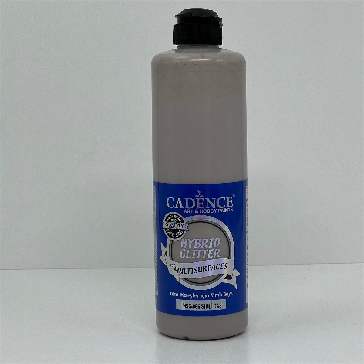 HSG066 Краска для разных поверхностей Stone Silver Glitter, 500 мл