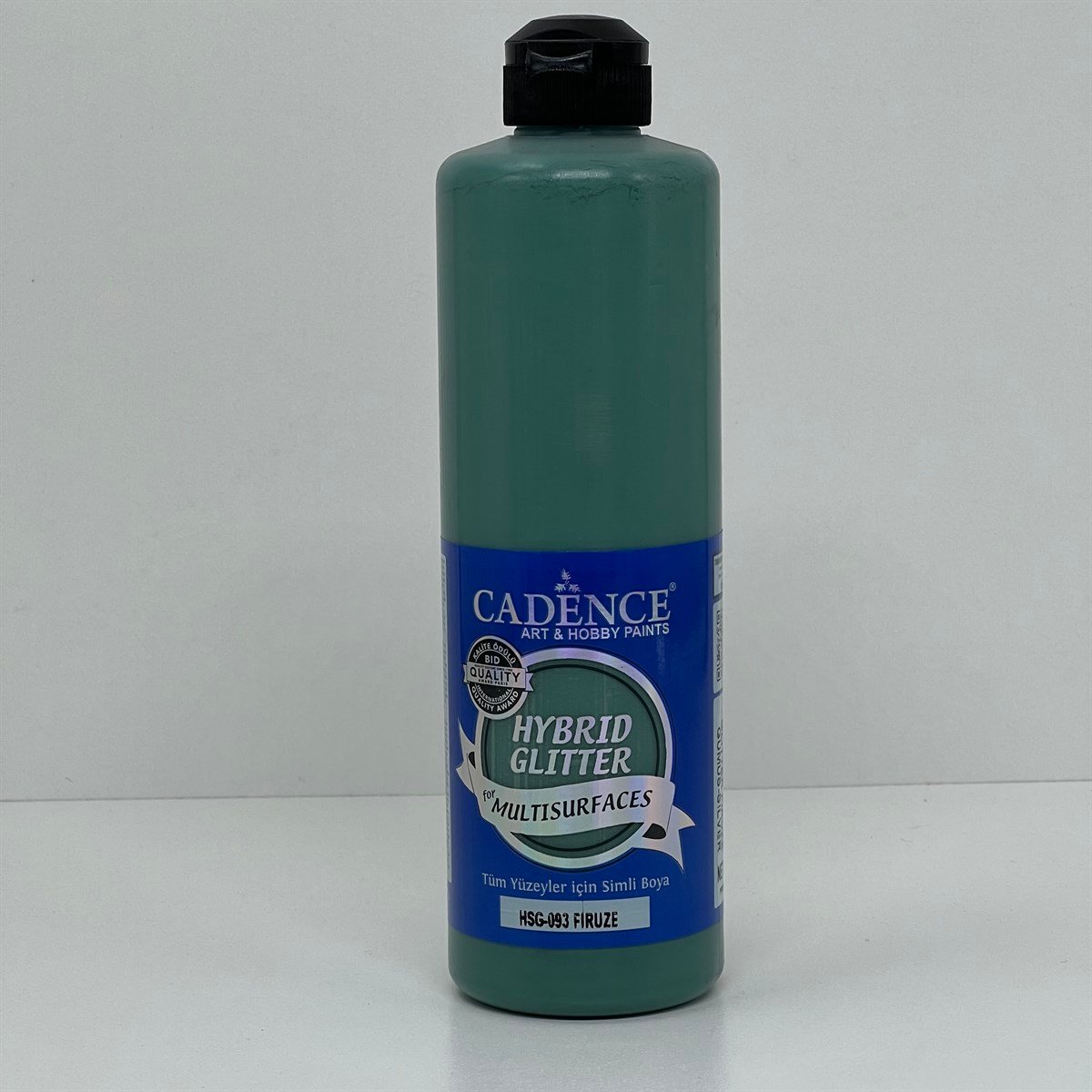 HSG093 طلاء متعدد الأسطح بجليتر فضي تركواز 500 مل