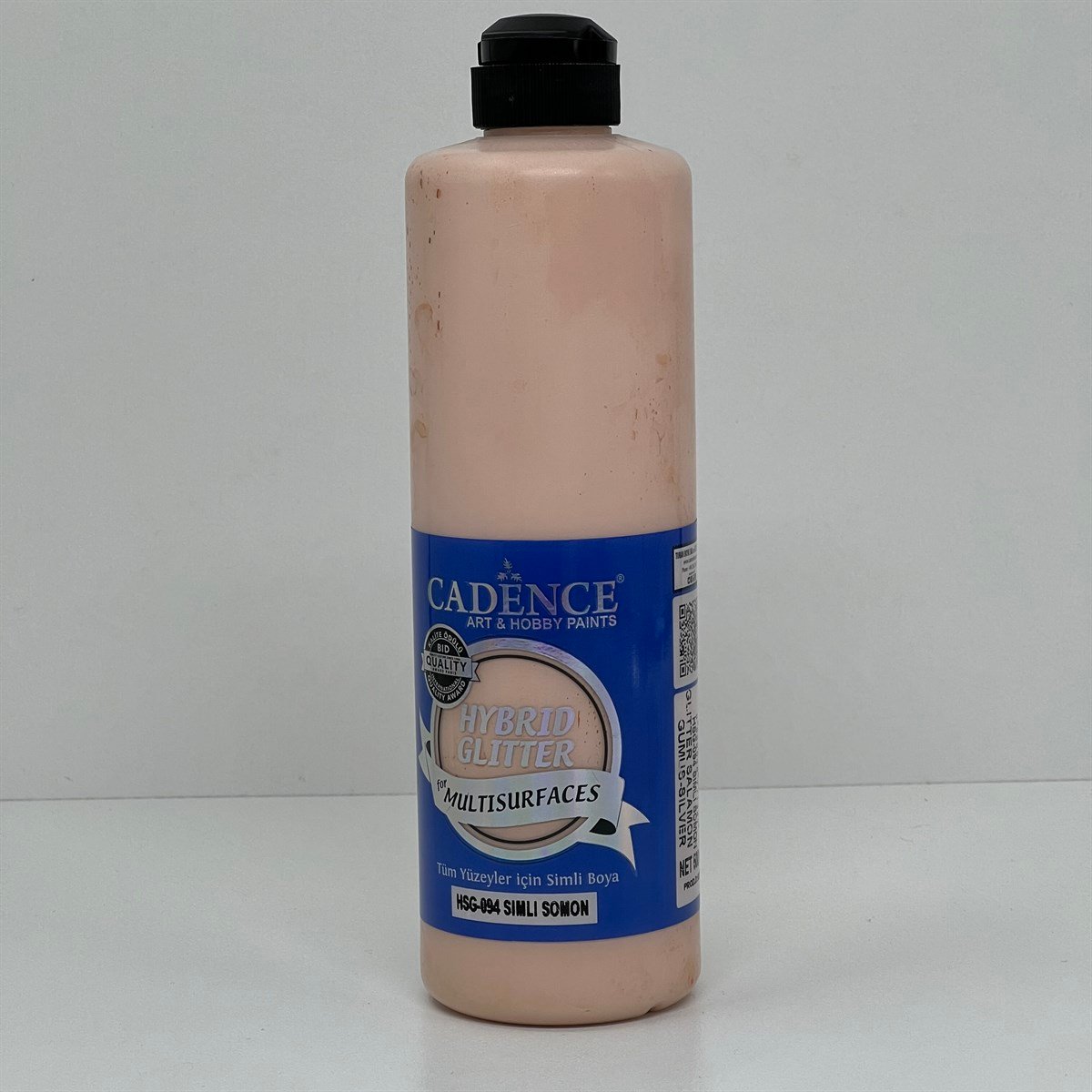 HSG094 Salmon Silver Glitter Multisurface Paint 500 ML