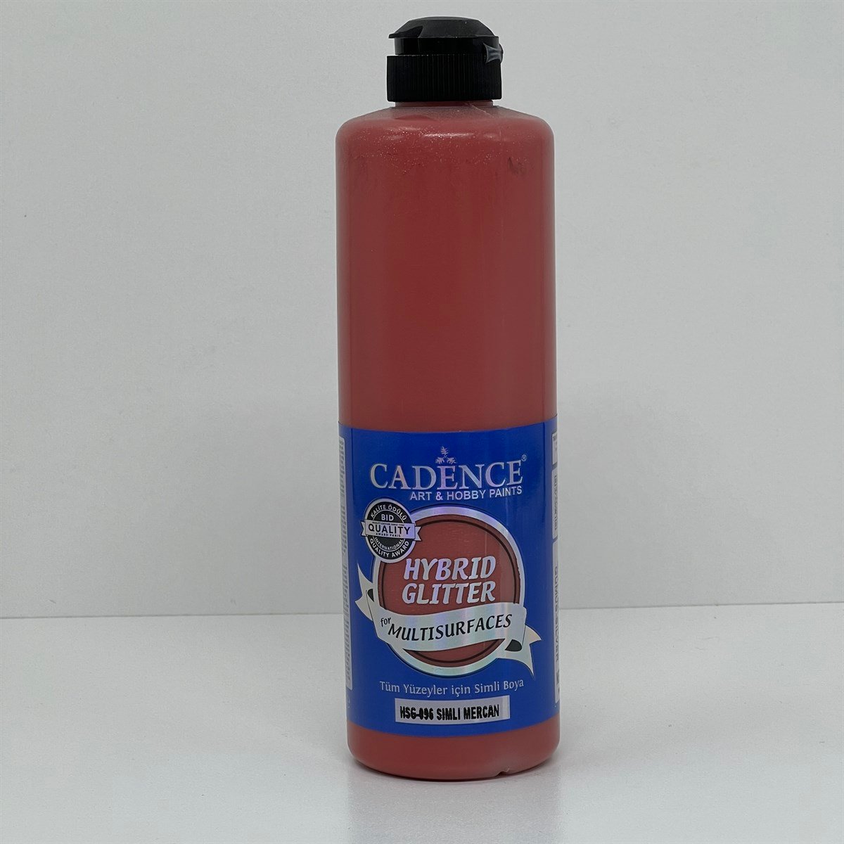 HSG096 Coral Silver Glitter Multisurface Paint 500 ML